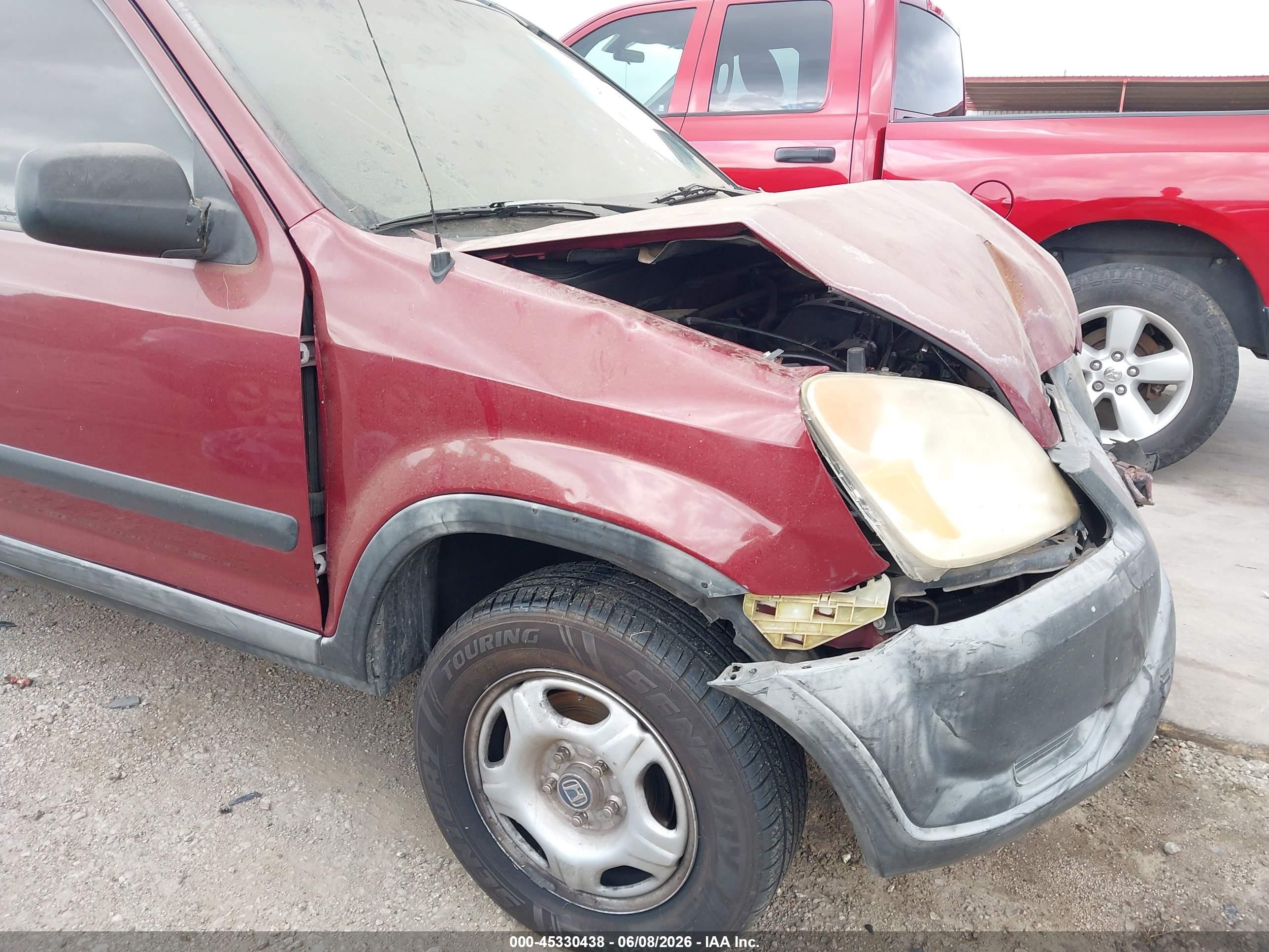 2003 Honda Cr-v Lx Бордовый vin: JHLRD68403C011270