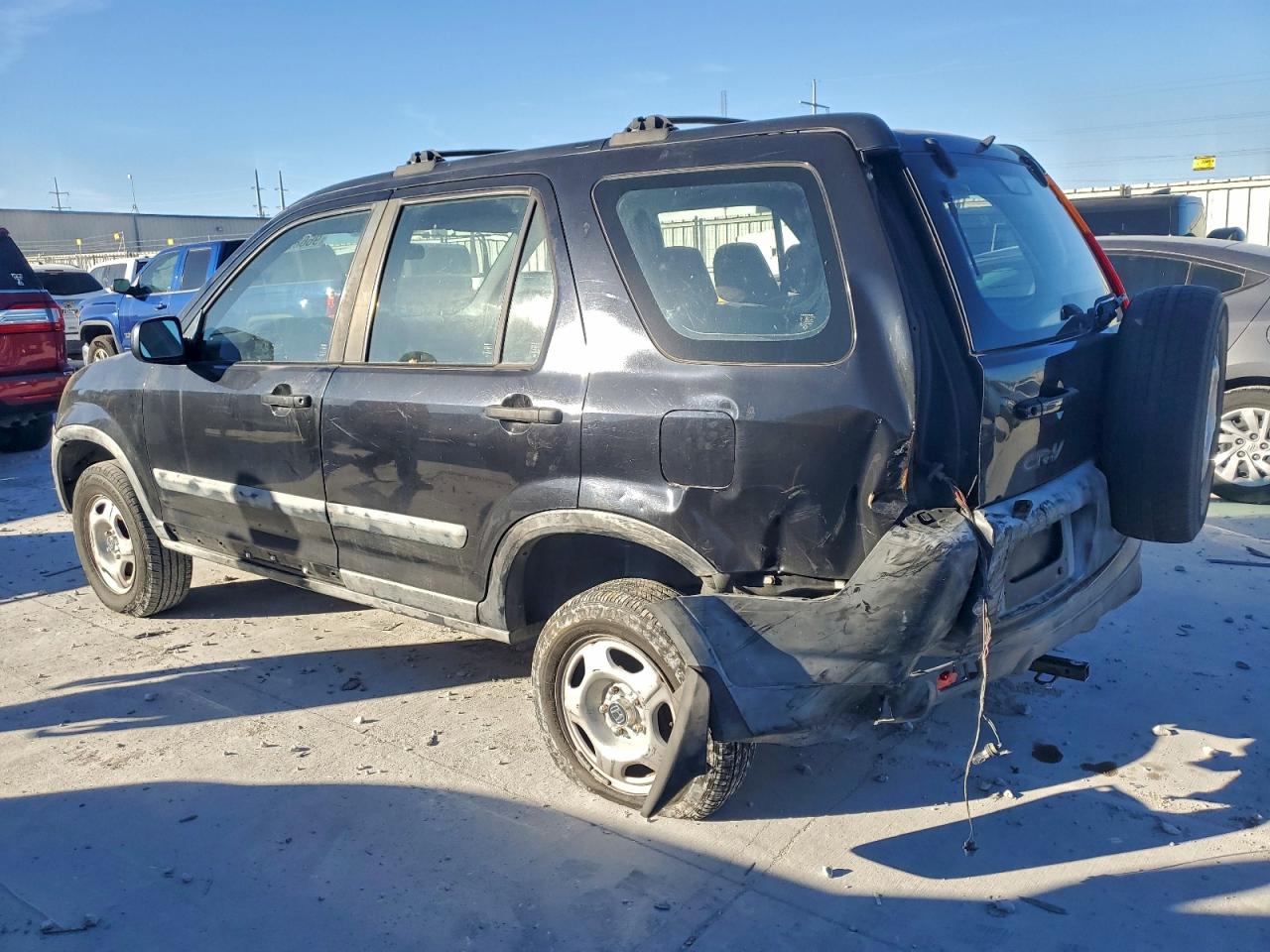 2002 Honda Cr-v Lx Black vin: JHLRD68412C016959