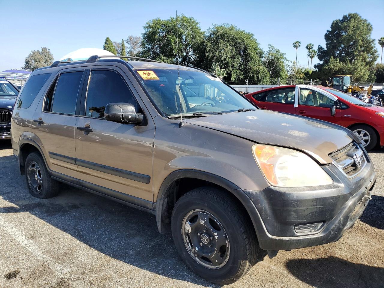 2002 Honda Cr-v Lx Коричневый vin: JHLRD68412C019389