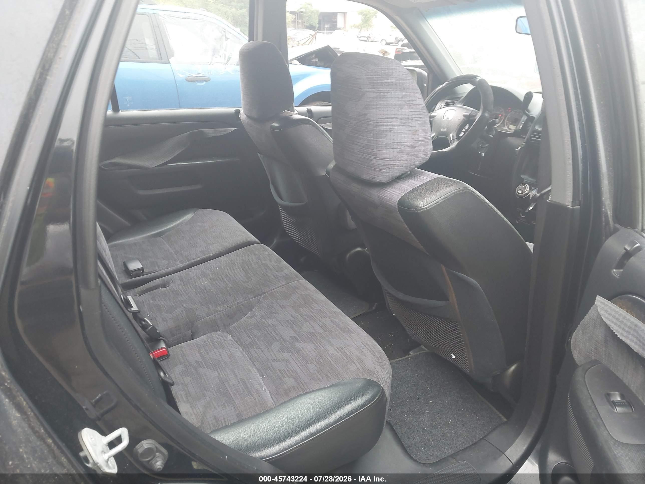 2002 Honda Cr-v Lx Black vin: JHLRD68412C020851