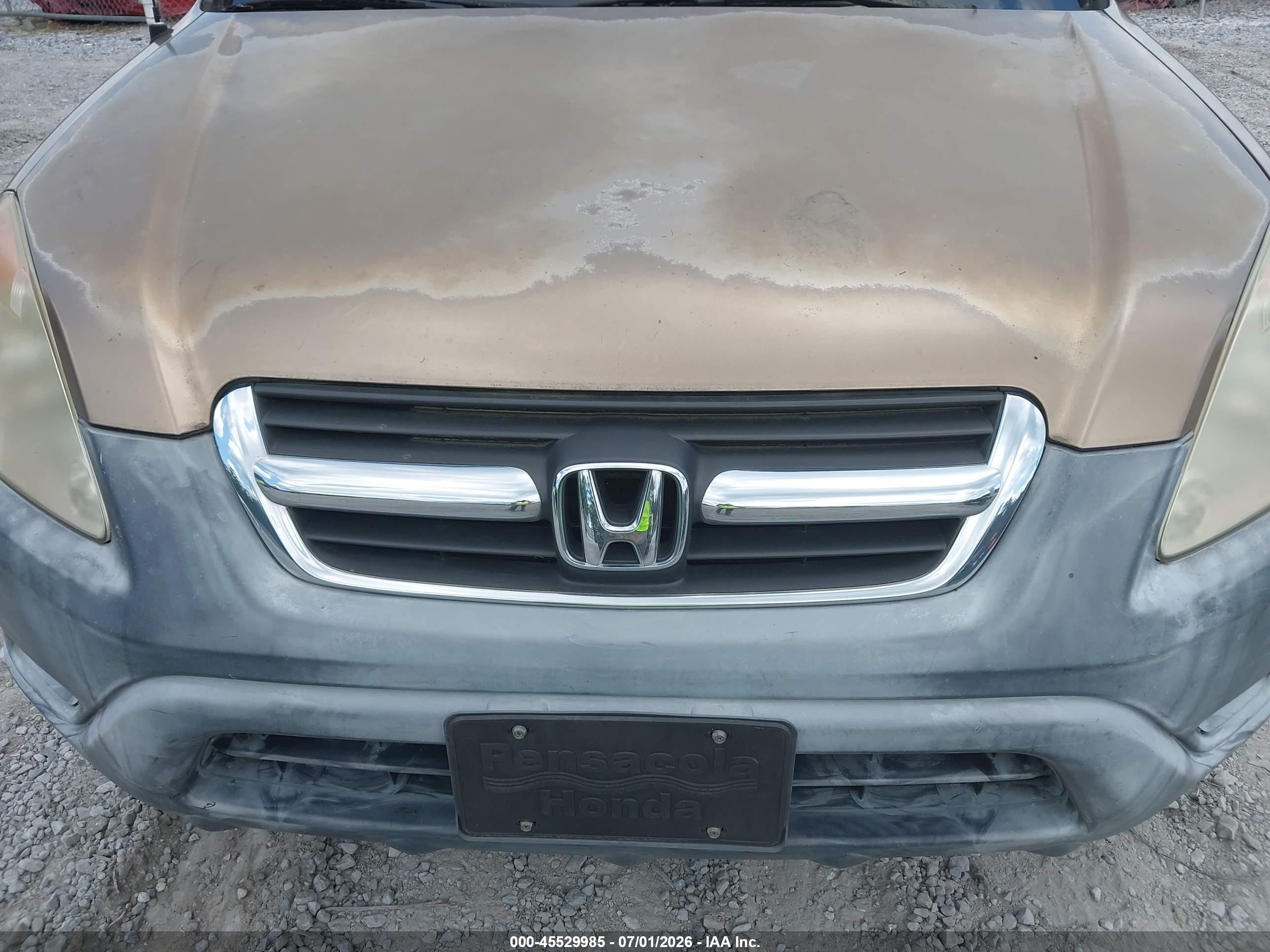 2002 Honda Cr-v Lx Brown vin: JHLRD68412C021692