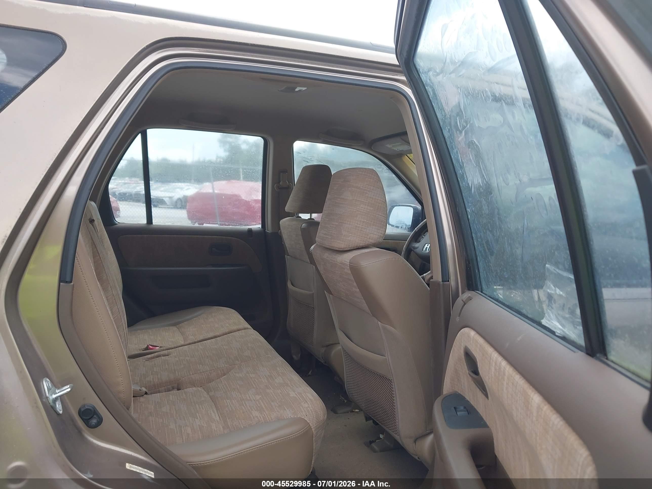 2002 Honda Cr-v Lx Brown vin: JHLRD68412C021692