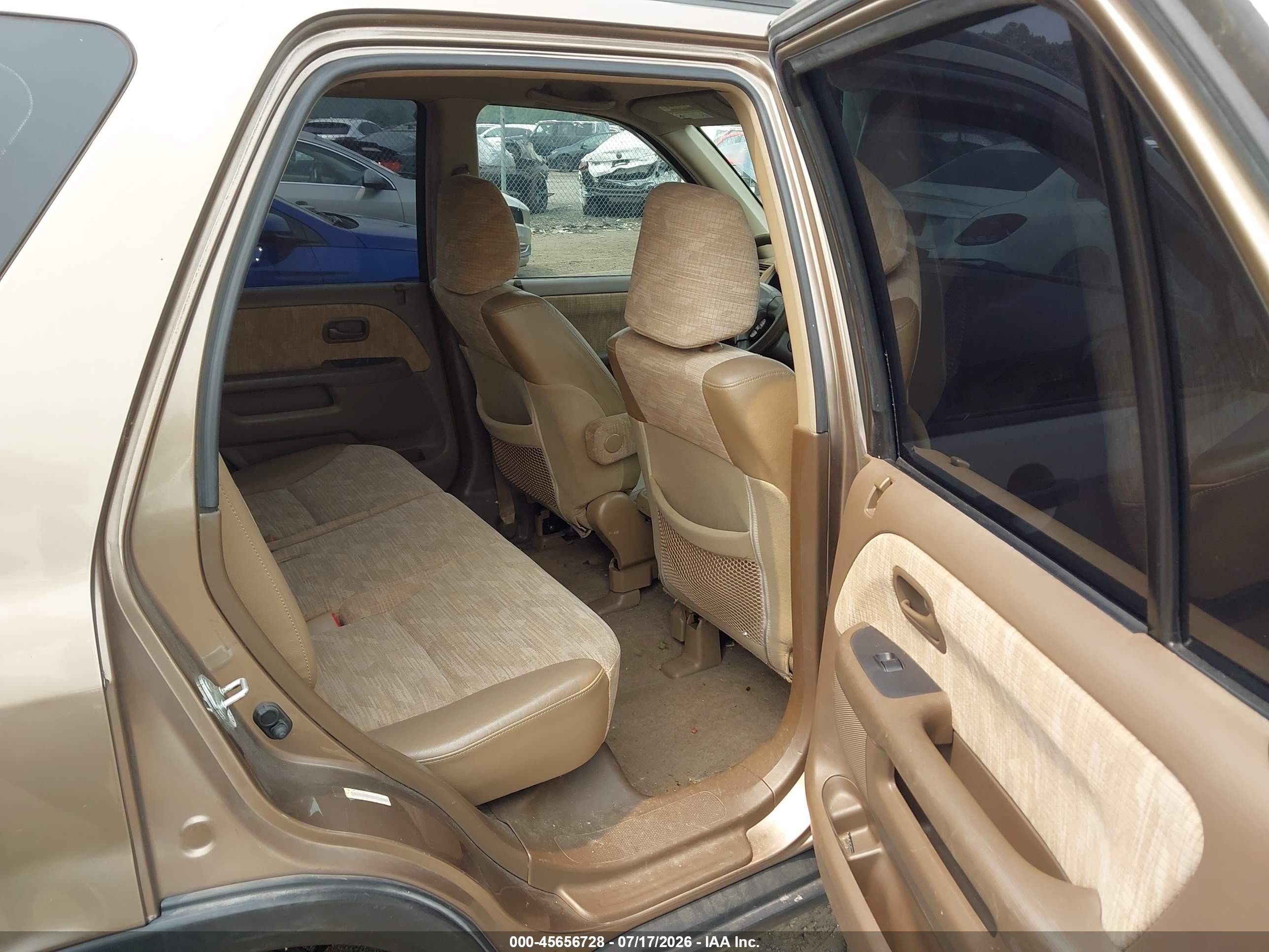 2002 Honda Cr-v Lx Brown vin: JHLRD68412C025211