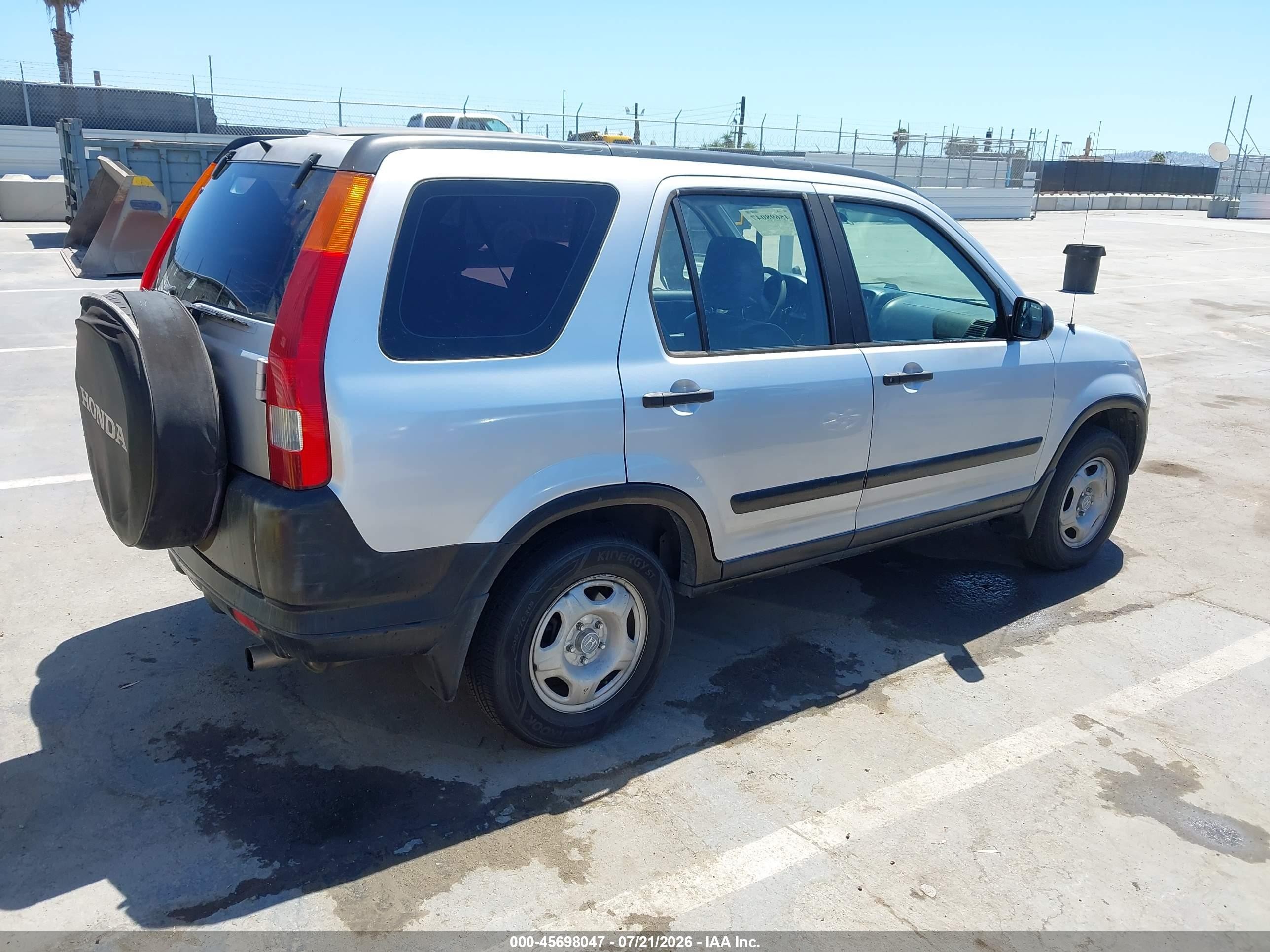 2003 Honda Cr-v Lx Silver vin: JHLRD68413C011326