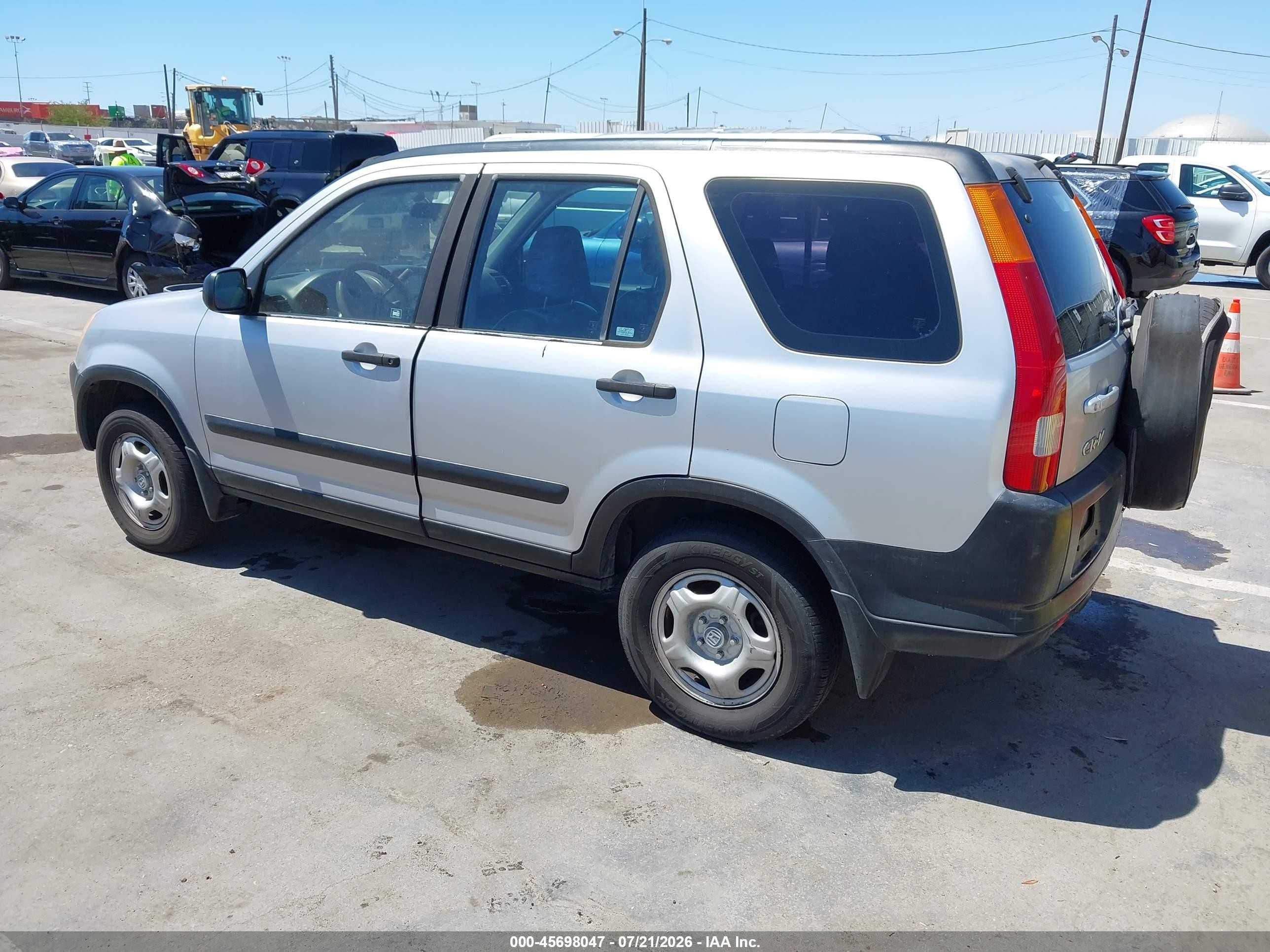2003 Honda Cr-v Lx Silver vin: JHLRD68413C011326