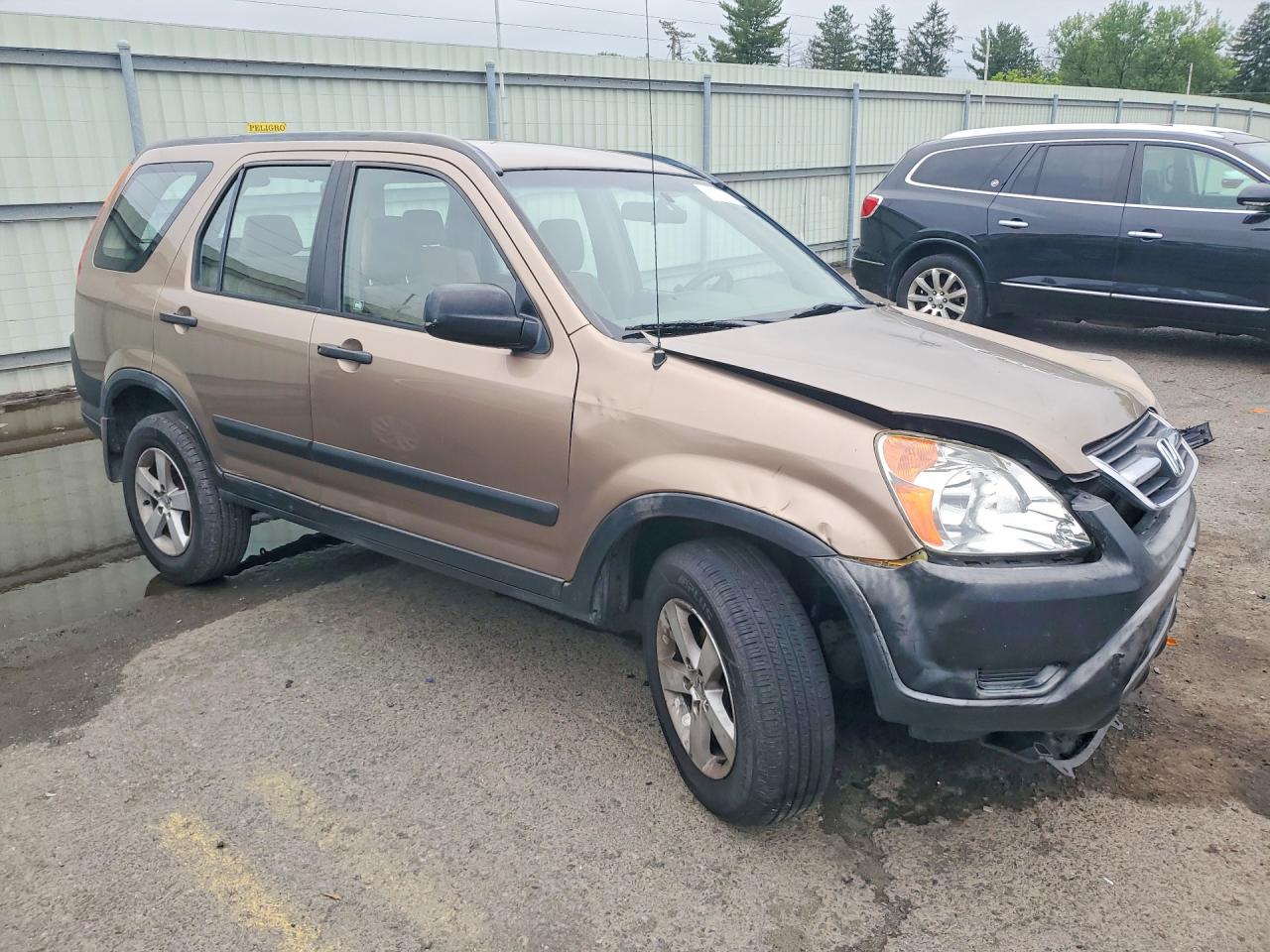 2003 Honda Cr-v Lx Beige vin: JHLRD68413C013495