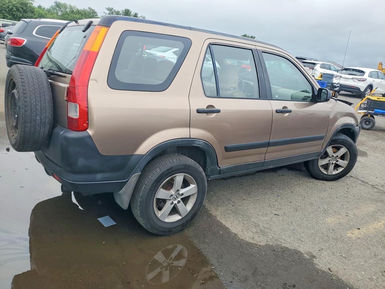 2003 Honda Cr-v Lx Beige vin: JHLRD68413C013495