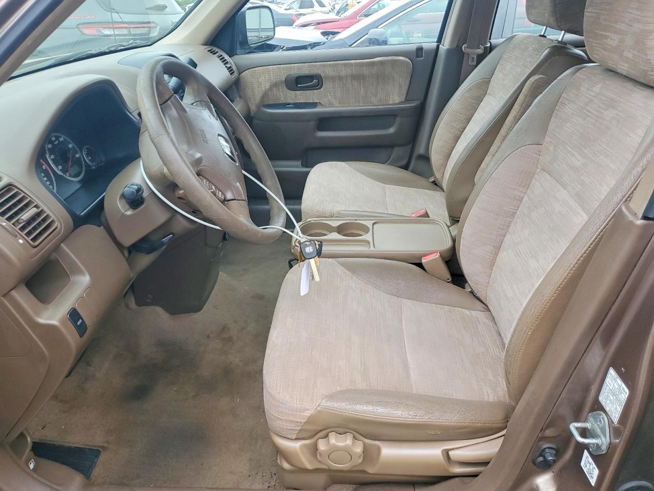2003 Honda Cr-v Lx Beige vin: JHLRD68413C013495