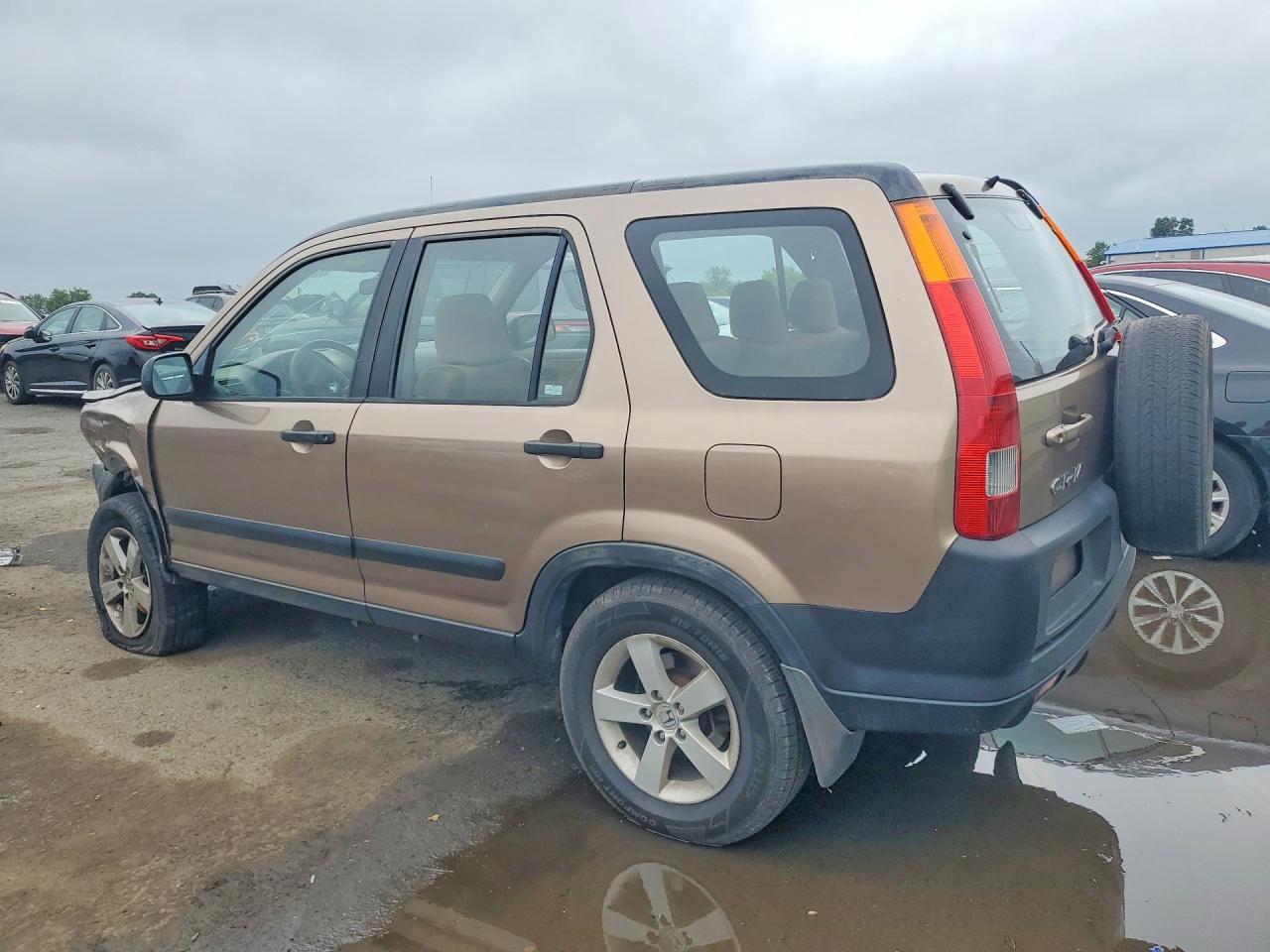 2003 Honda Cr-v Lx Beige vin: JHLRD68413C013495