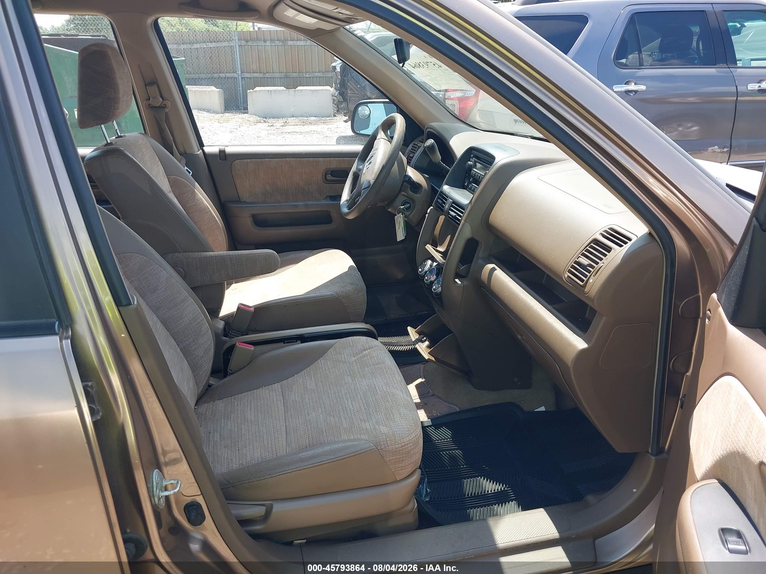 2003 Honda Cr-v Lx Brown vin: JHLRD68413C017188