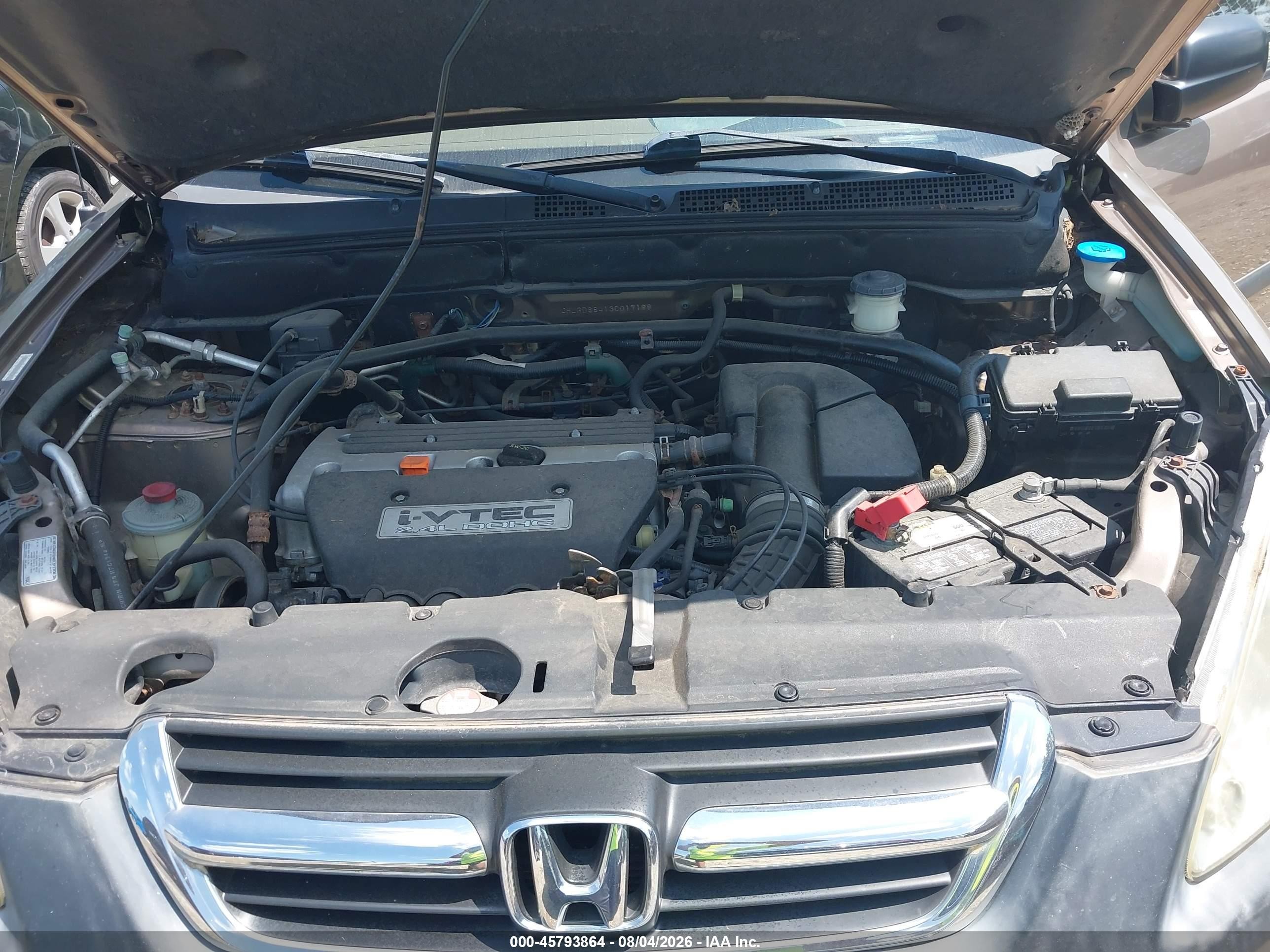 2003 Honda Cr-v Lx Brown vin: JHLRD68413C017188
