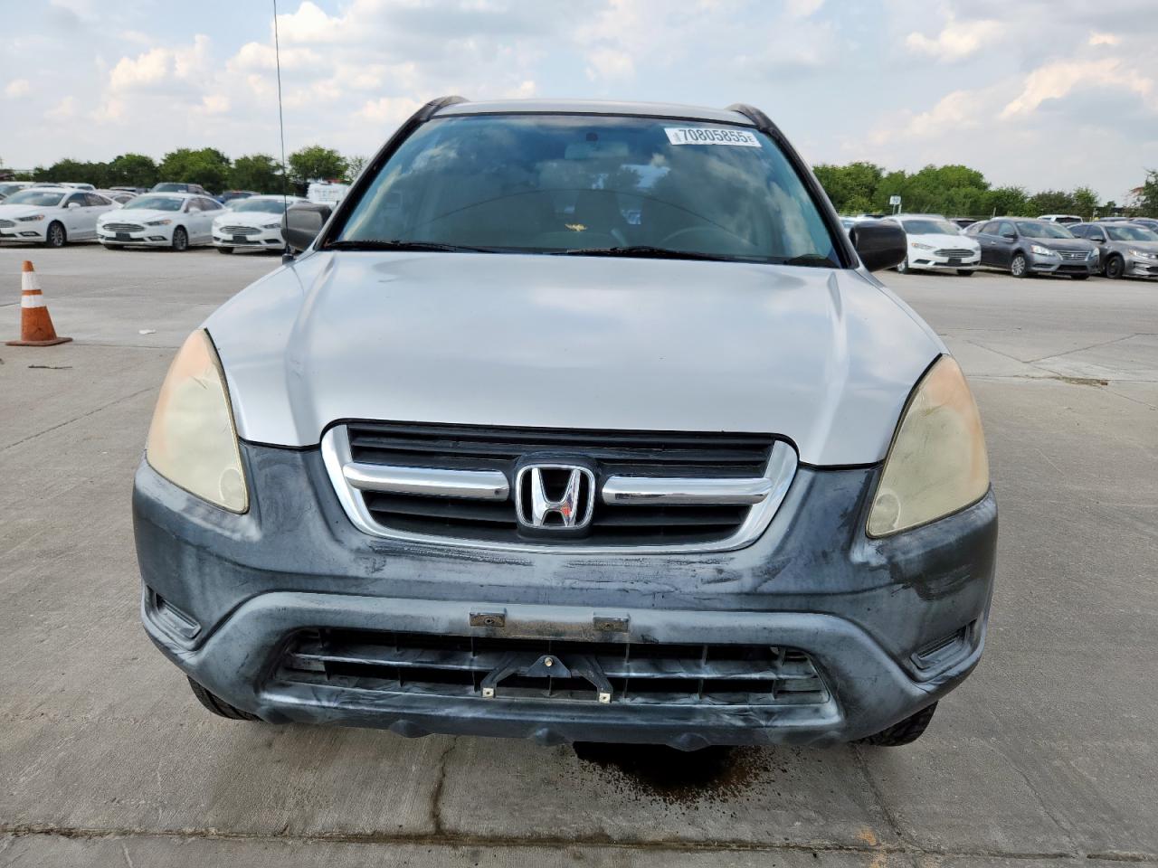2004 Honda Cr-v Lx Silver vin: JHLRD68414C001008