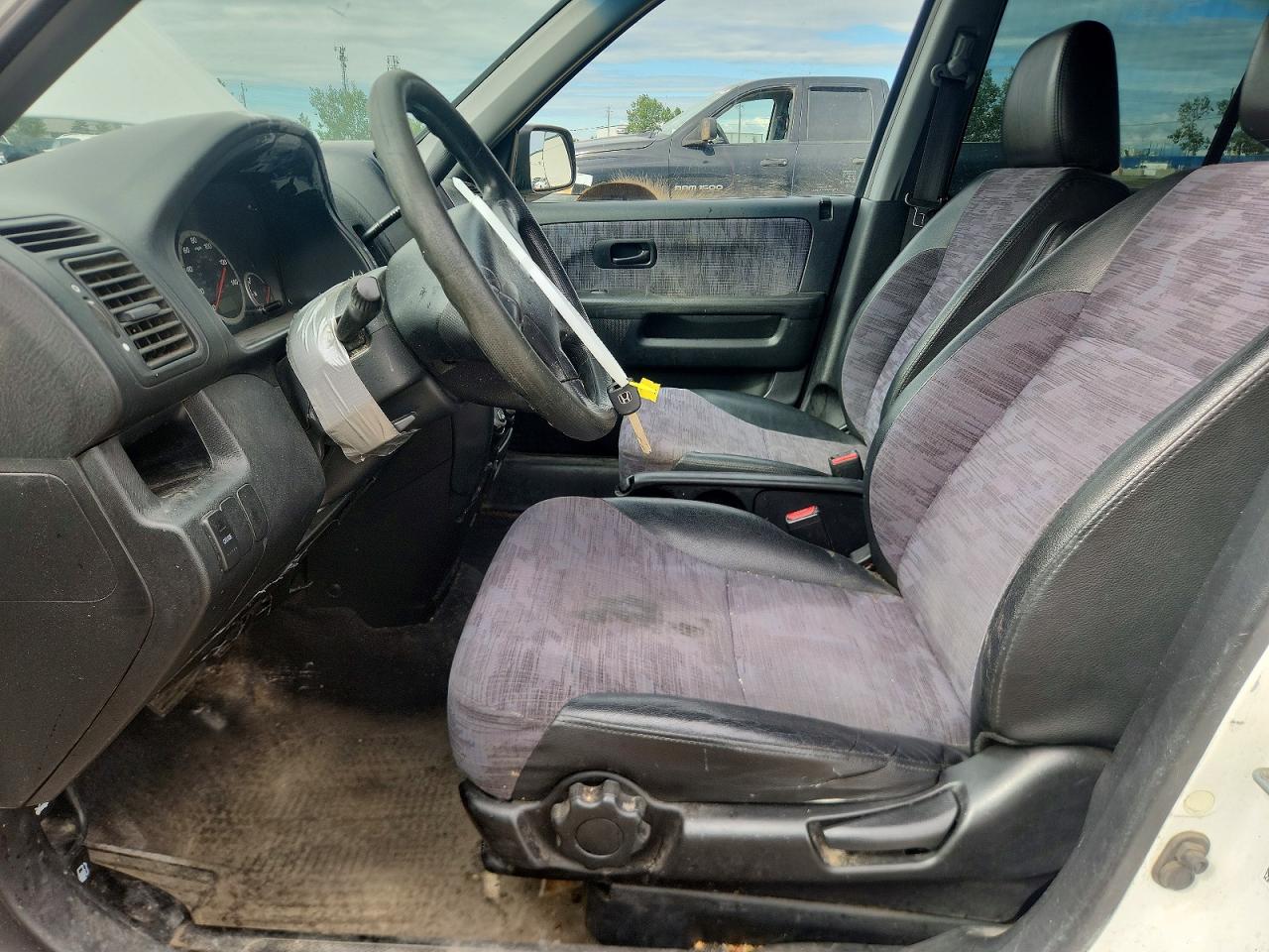 2003 Honda Cr-v Lx White vin: JHLRD68423C004367