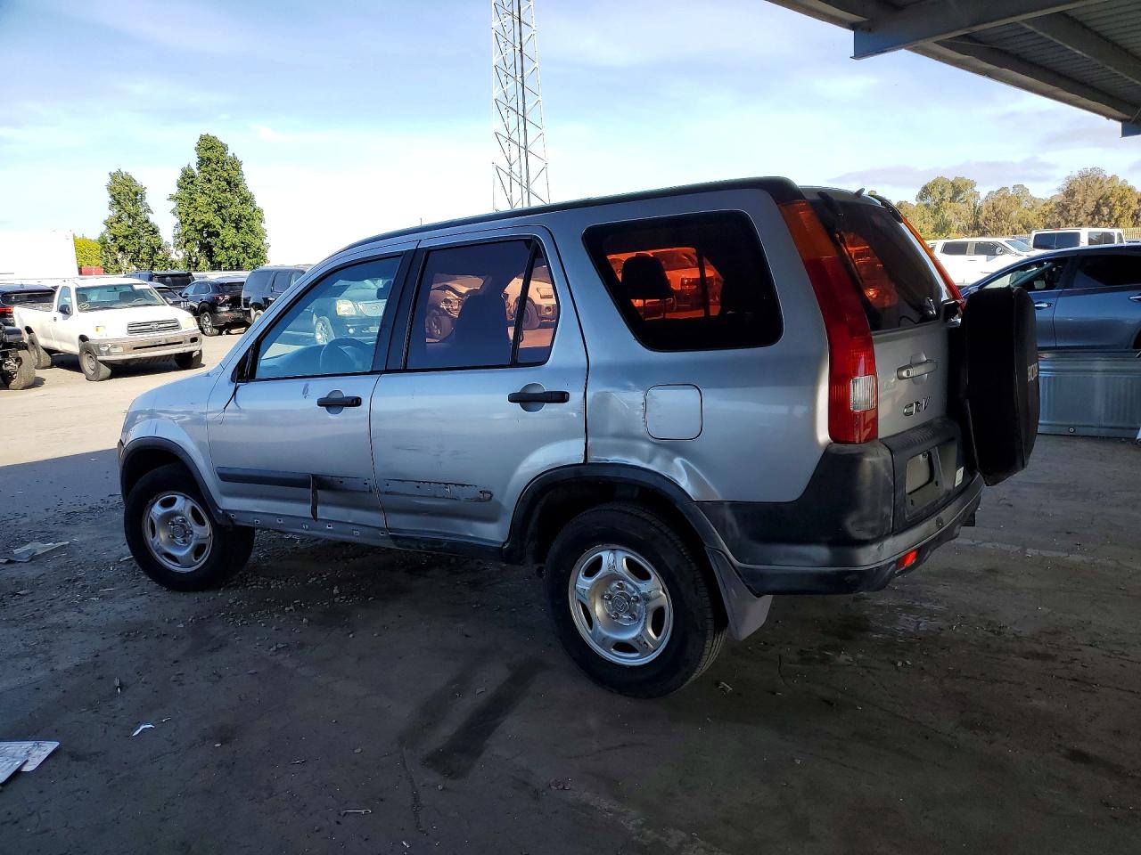 2003 Honda Cr-v Lx Silver vin: JHLRD68423C013389