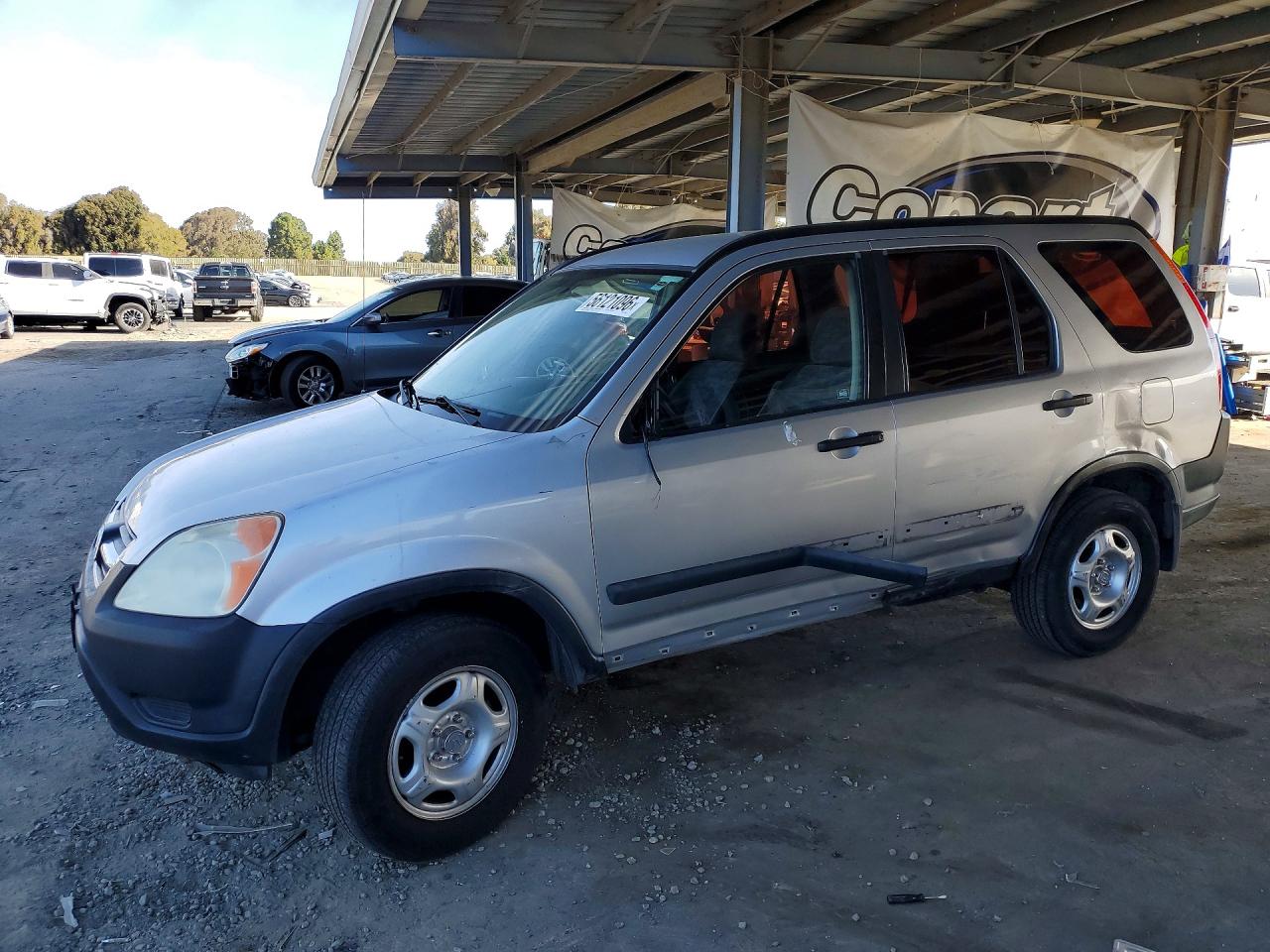 2003 Honda Cr-v Lx Silver vin: JHLRD68423C013389