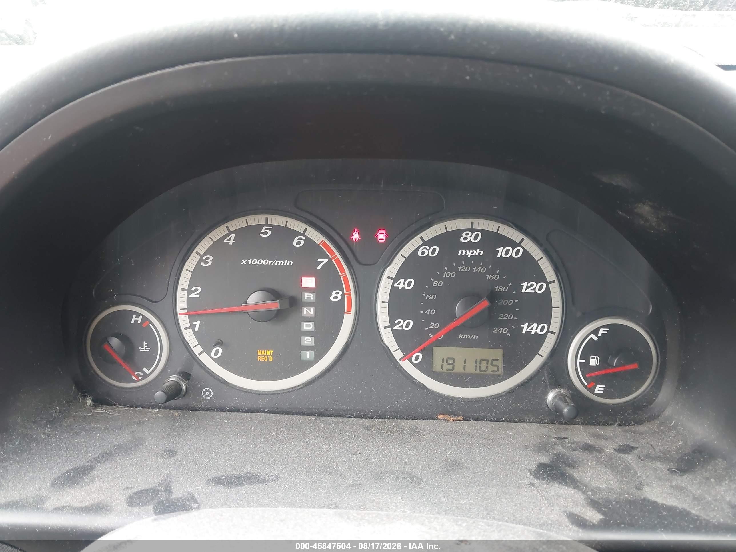 2004 Honda Cr-v Lx Черный vin: JHLRD68424C014690