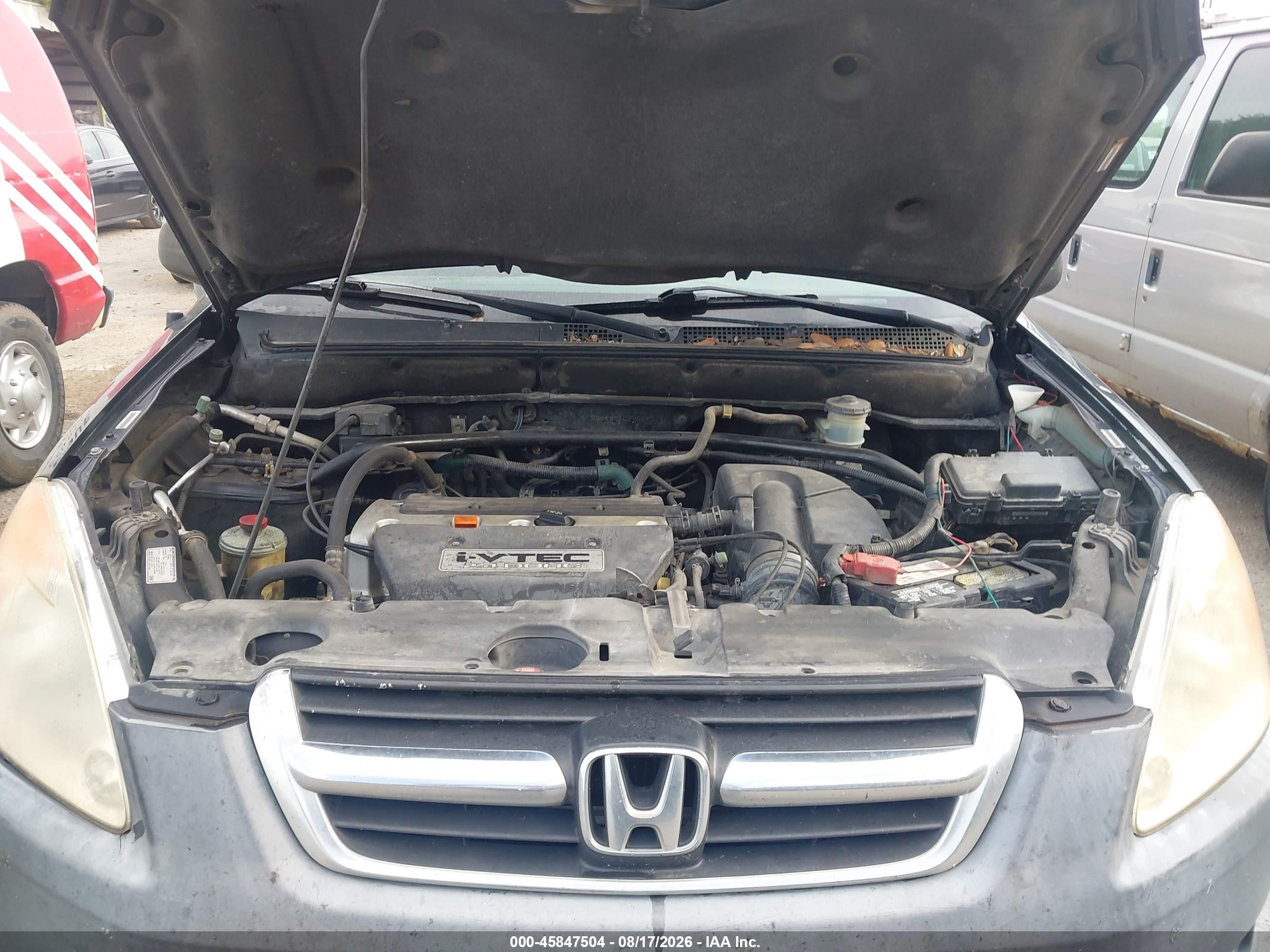 2004 Honda Cr-v Lx Черный vin: JHLRD68424C014690