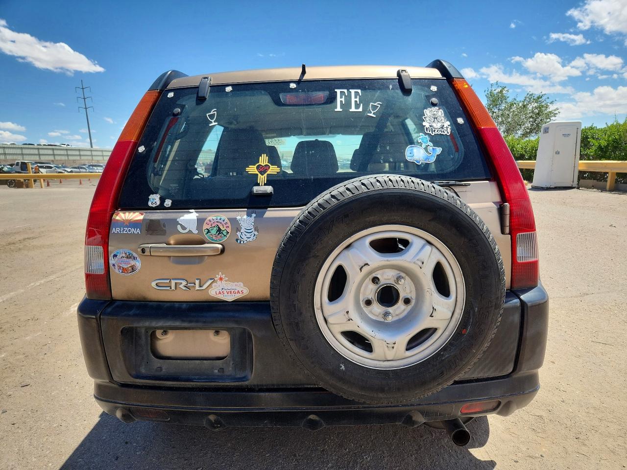 2003 Honda Cr-v Lx Brown vin: JHLRD68433C010839