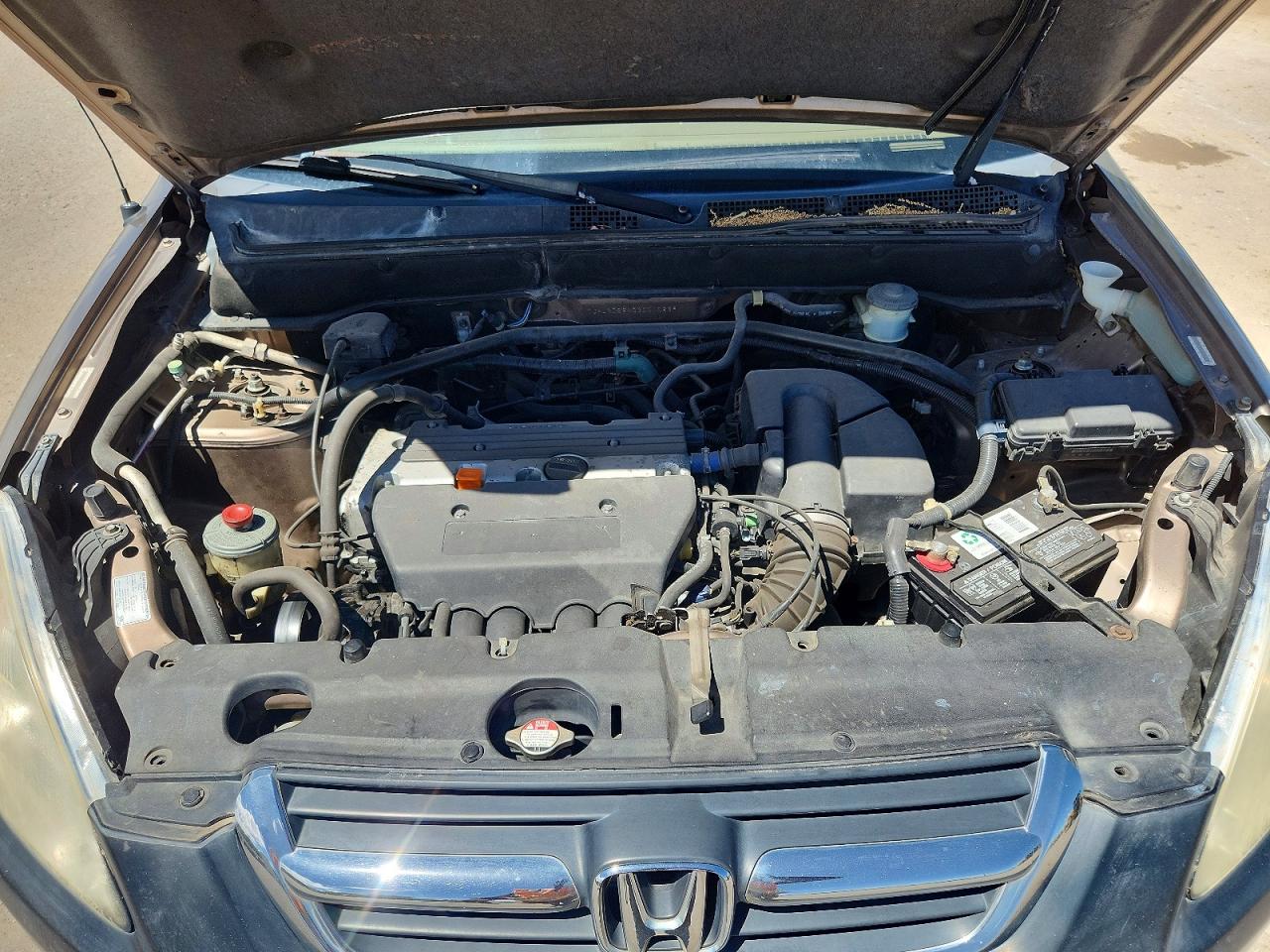 2003 Honda Cr-v Lx Brown vin: JHLRD68433C010839