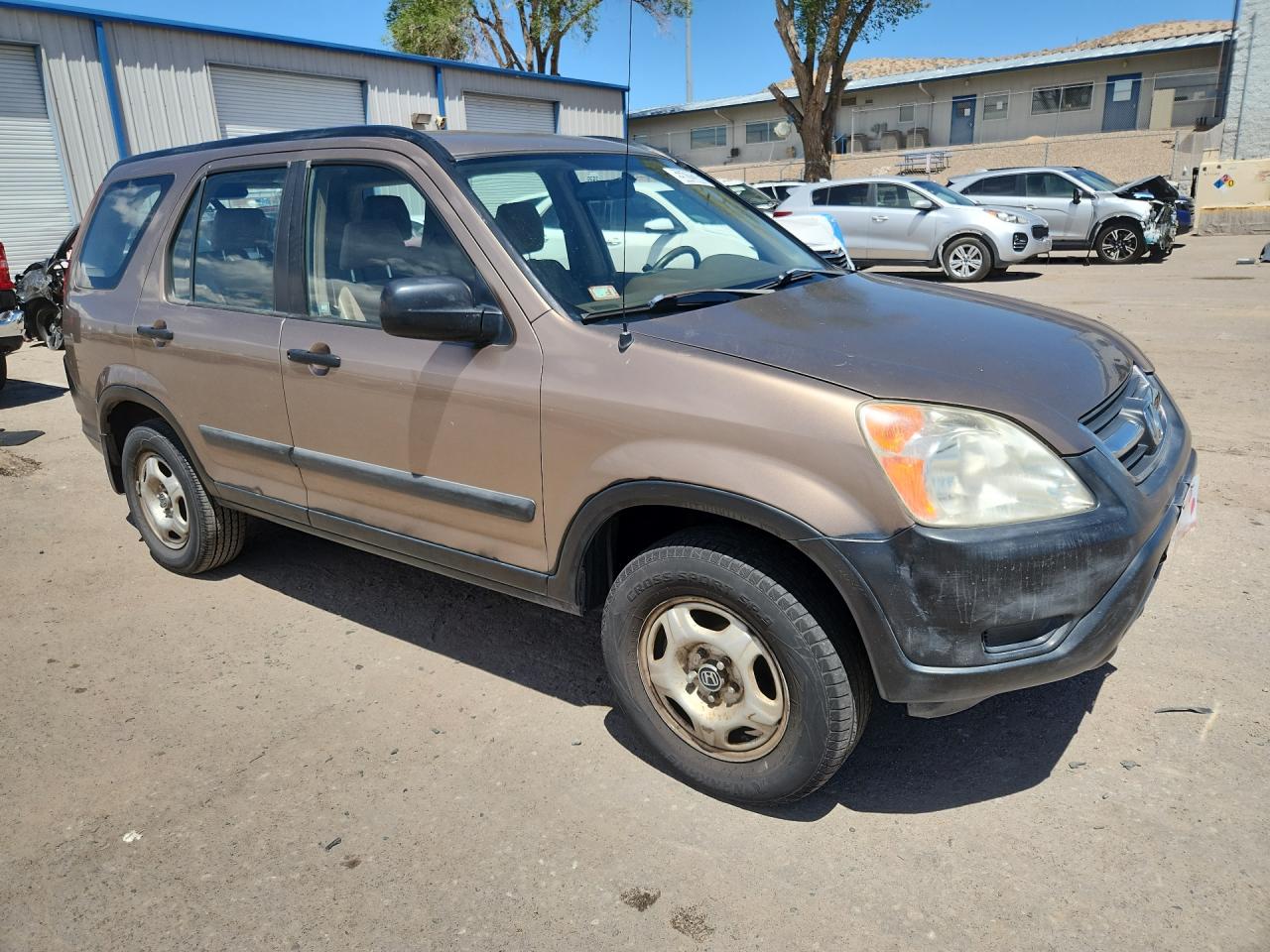 2003 Honda Cr-v Lx Brown vin: JHLRD68433C010839 Damage: Right Rear Door, Dent(S) W/ Paint Dmg, 1 To 2 Inches