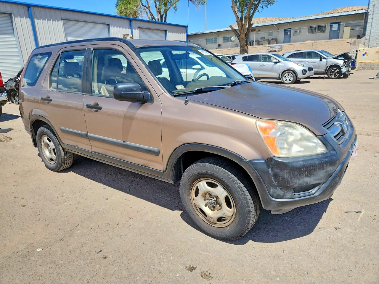 2003 Honda Cr-v Lx Brown vin: JHLRD68433C010839