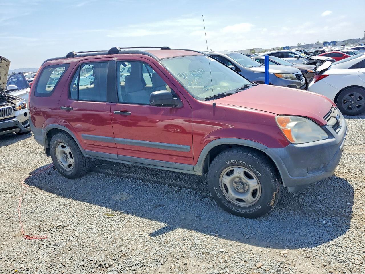 2004 Honda Cr-v Lx Бордовый vin: JHLRD68434C012821