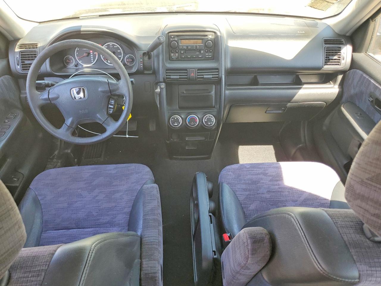 2004 Honda Cr-v Lx Silver vin: JHLRD68434C016500