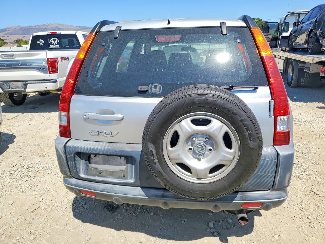 2004 Honda Cr-v Lx Silver vin: JHLRD68434C016500