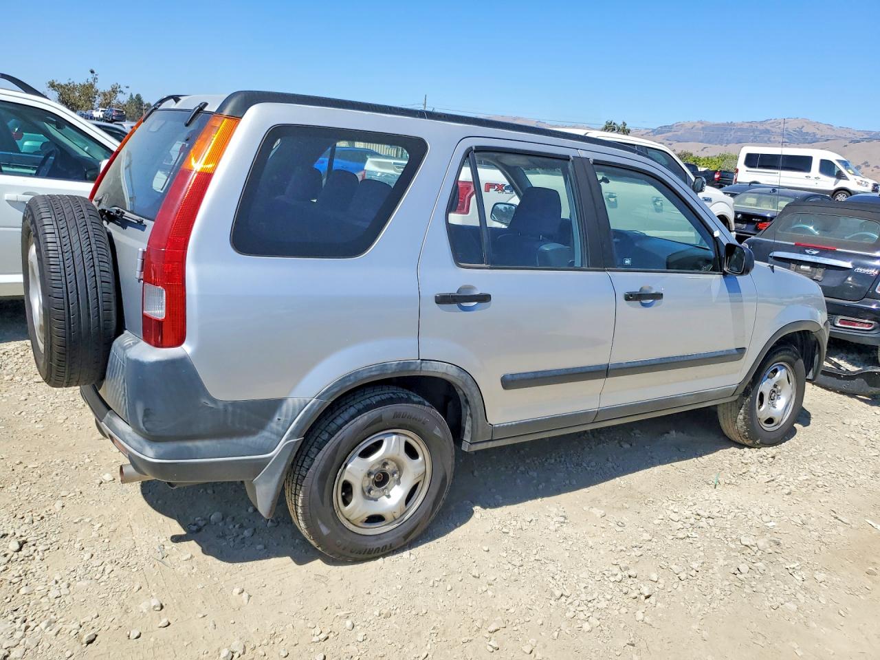 2004 Honda Cr-v Lx Silver vin: JHLRD68434C016500