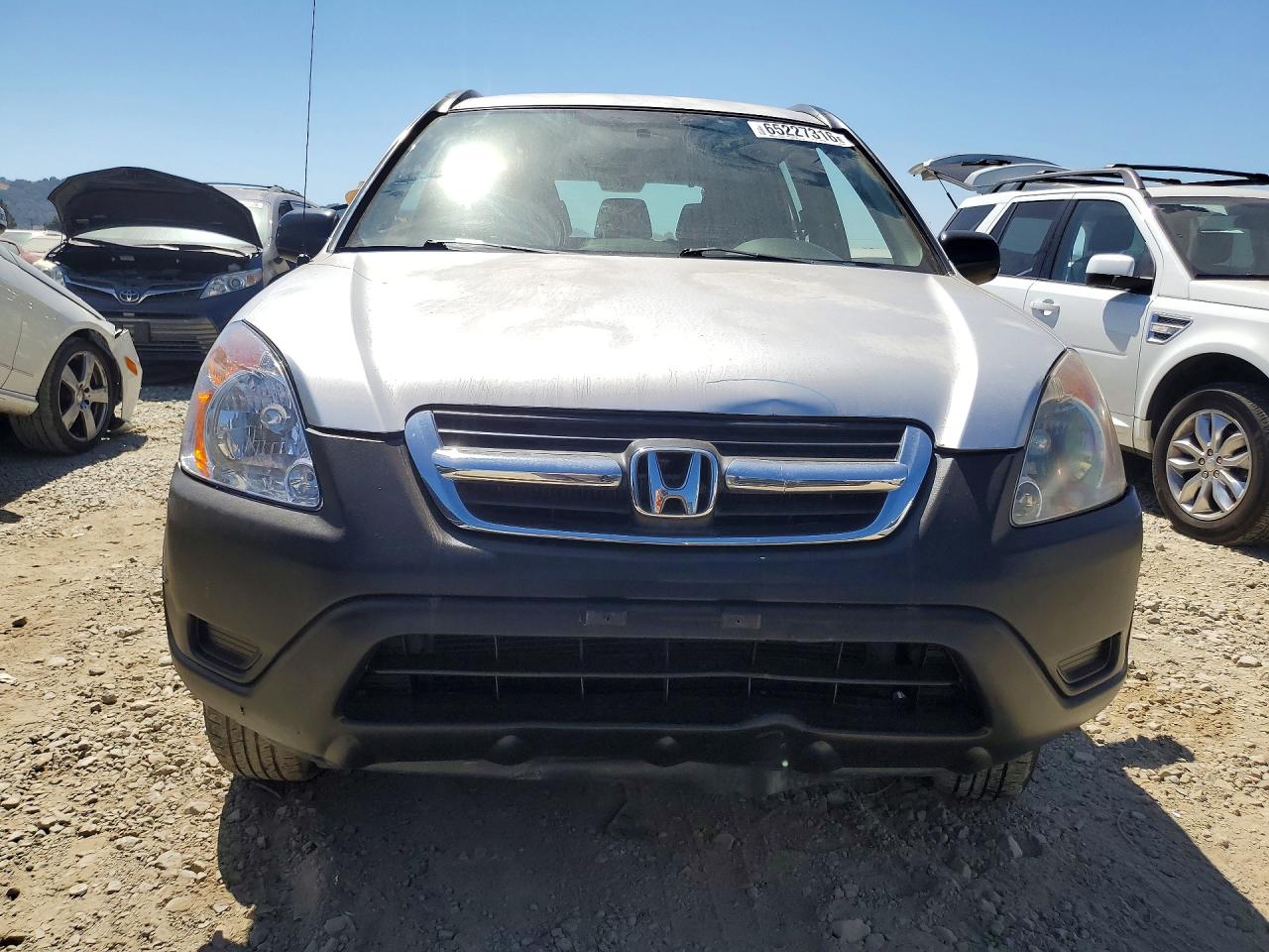 2004 Honda Cr-v Lx Silver vin: JHLRD68434C016500