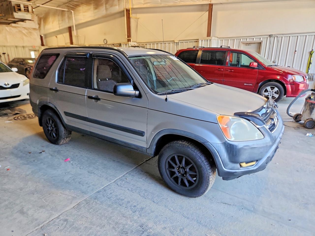 2004 Honda Cr-v Lx Gray vin: JHLRD68434C018702