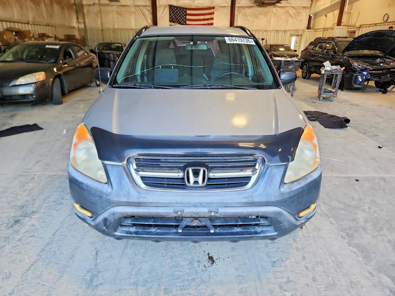 2004 Honda Cr-v Lx Gray vin: JHLRD68434C018702