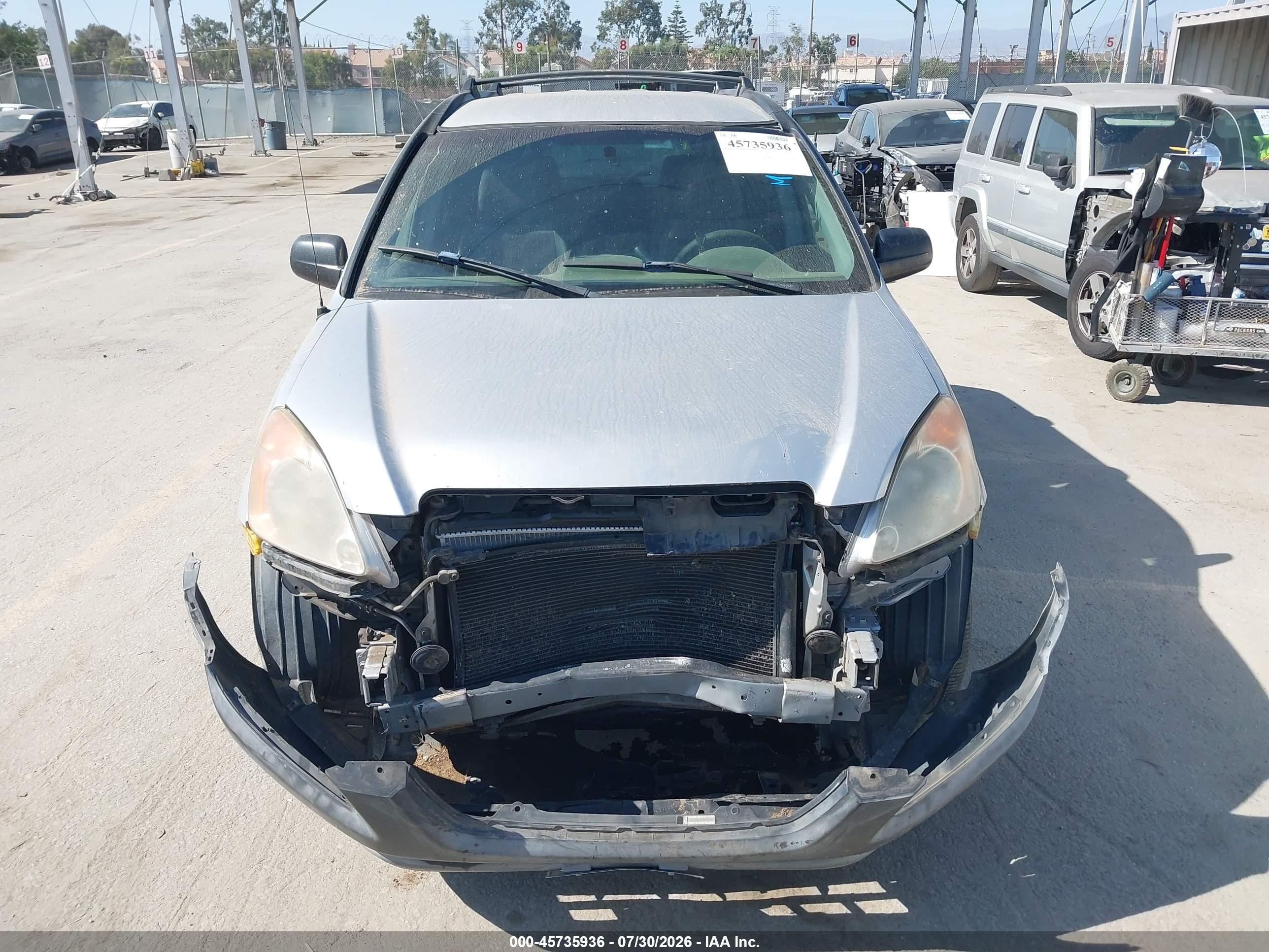 2002 Honda Cr-v Lx Silver vin: JHLRD68442C015580