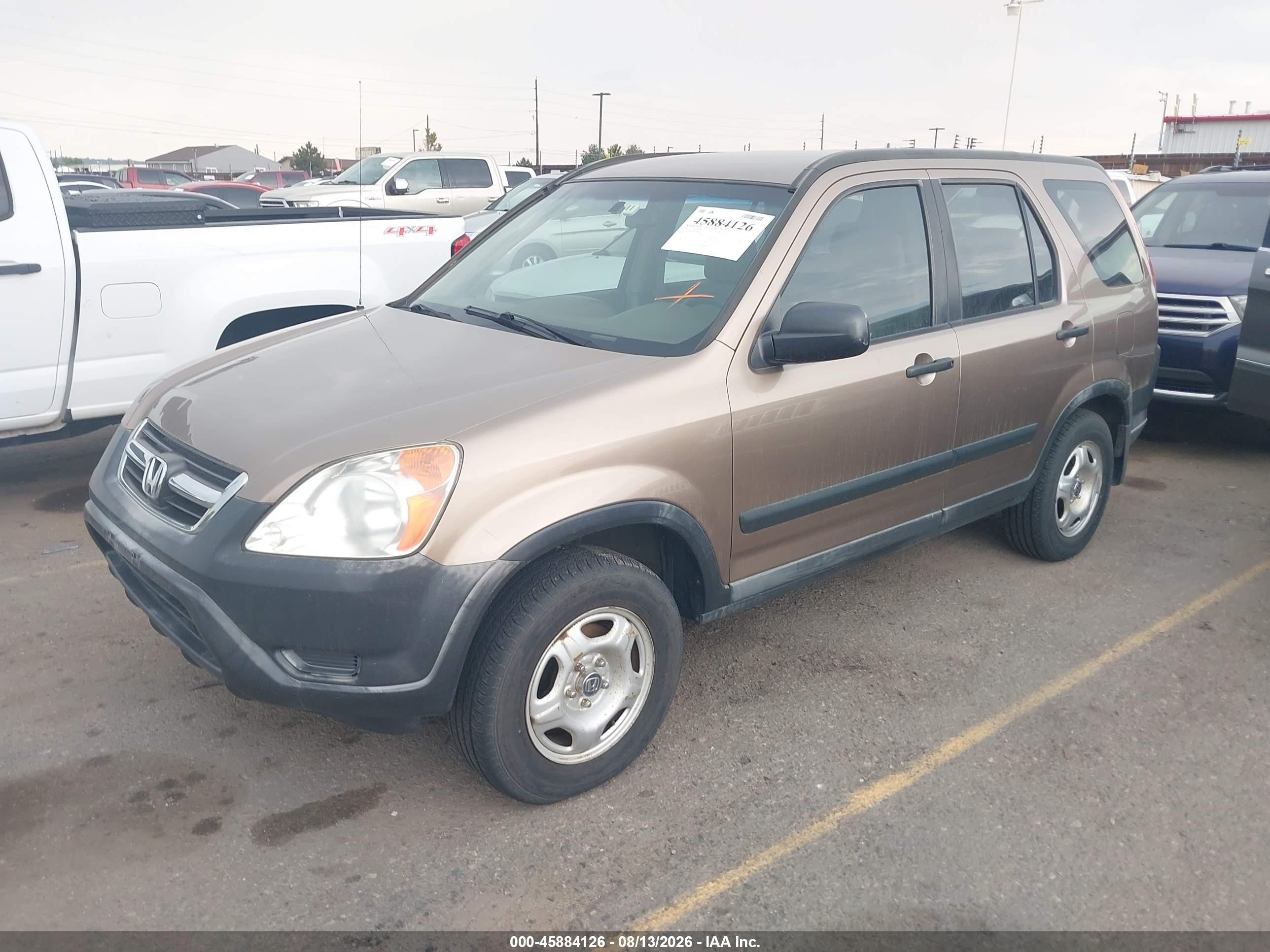 2003 Honda Cr-v Lx Коричневый vin: JHLRD68443C010462