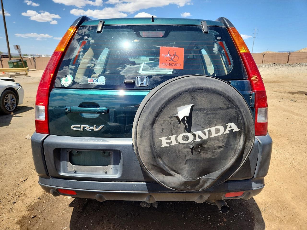 2003 Honda Cr-v Lx Green vin: JHLRD68443C014768