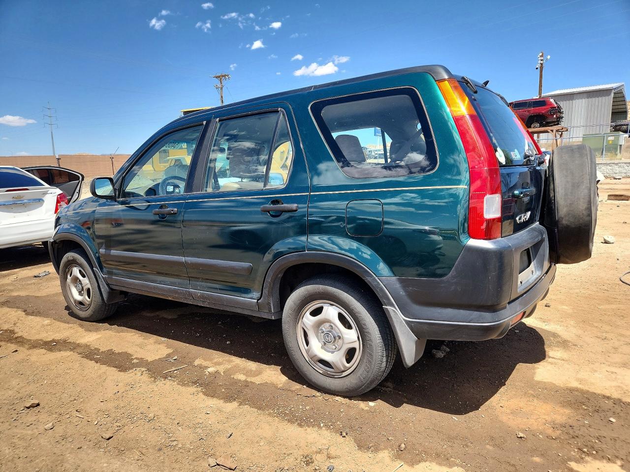 2003 Honda Cr-v Lx Green vin: JHLRD68443C014768