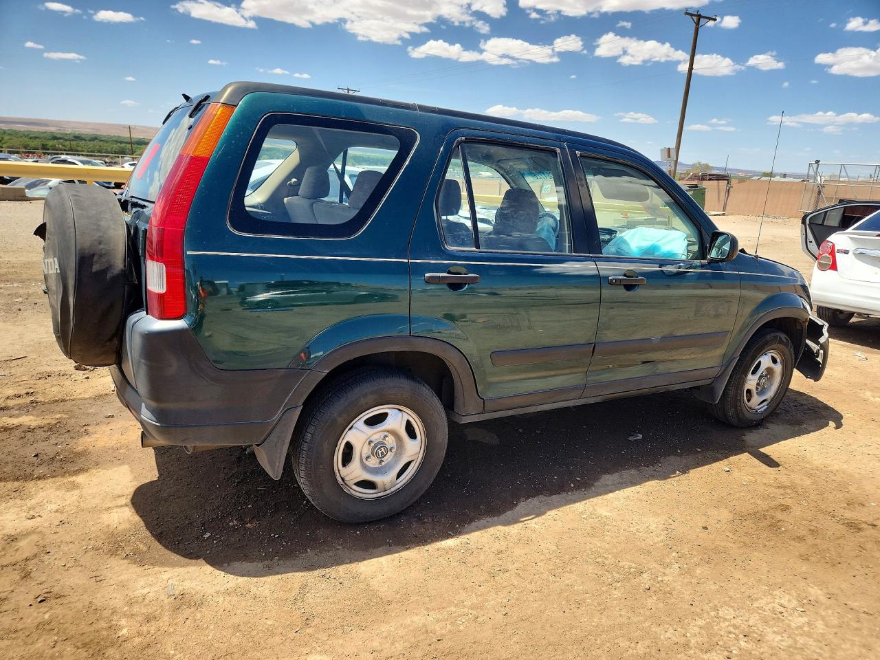 2003 Honda Cr-v Lx Green vin: JHLRD68443C014768