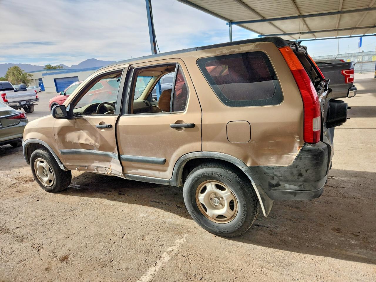2003 Honda Cr-v Lx Gold vin: JHLRD68443C014852