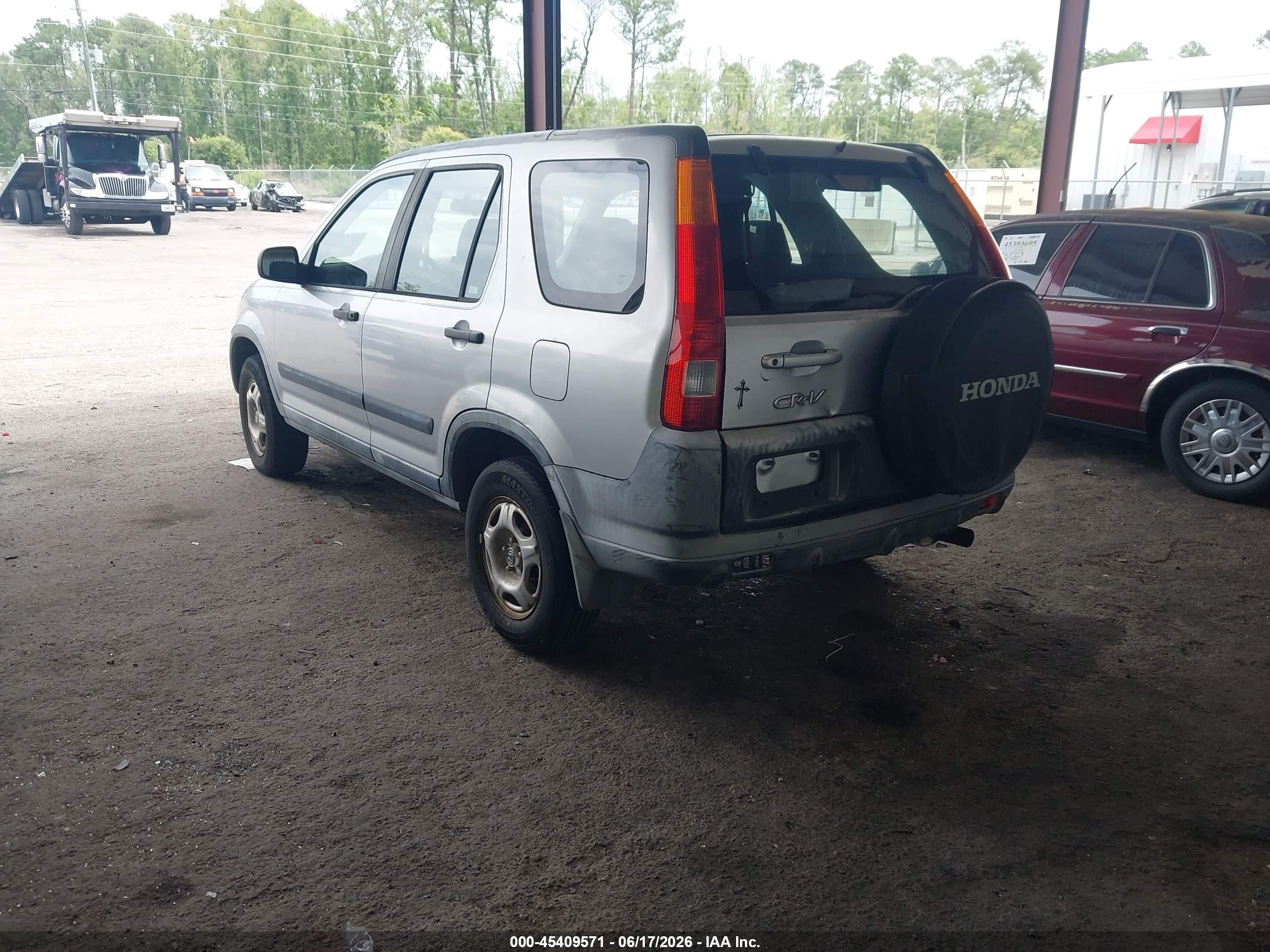 2004 Honda Cr-v Lx Silver vin: JHLRD68444C013962