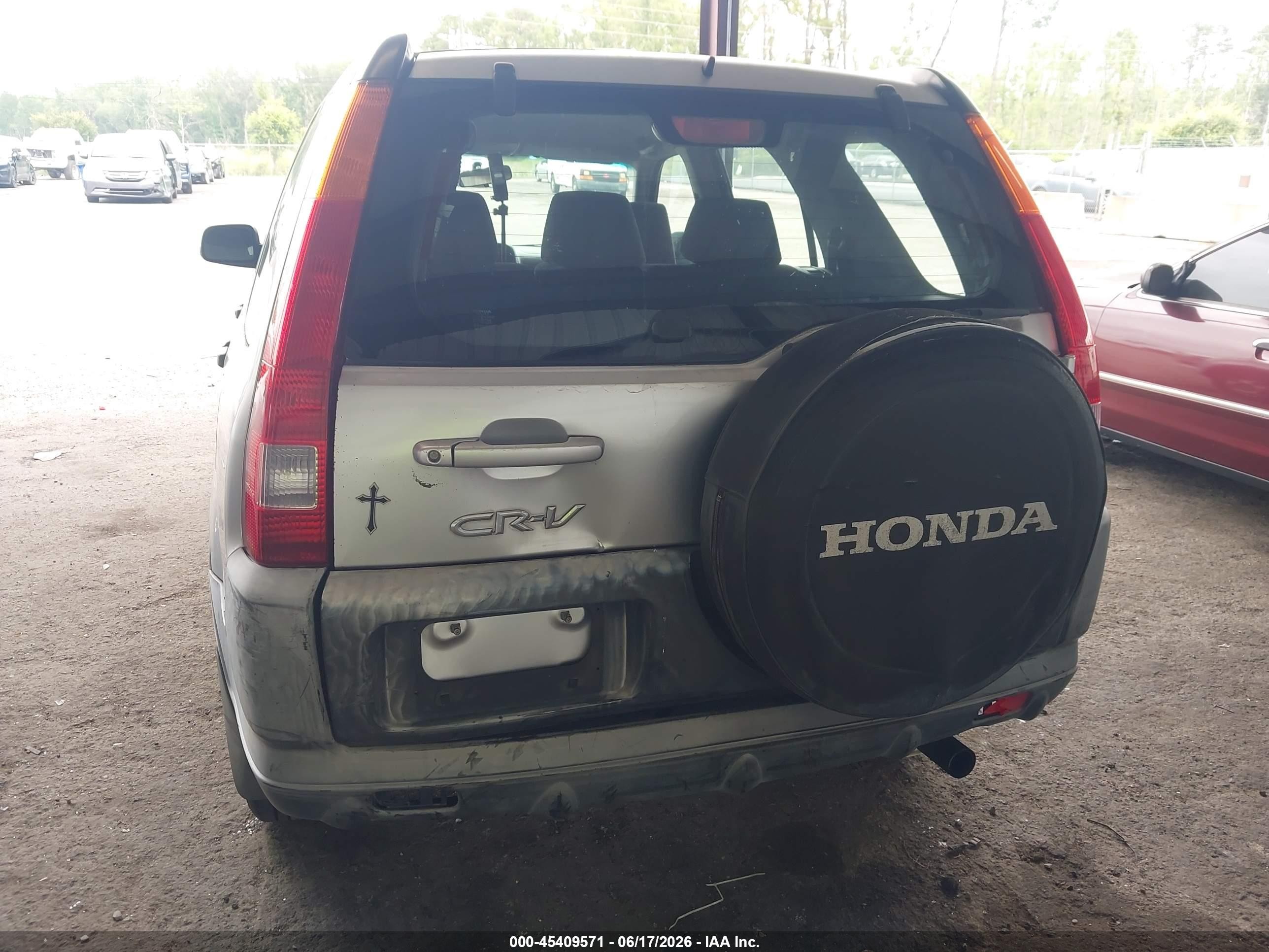 2004 Honda Cr-v Lx Silver vin: JHLRD68444C013962