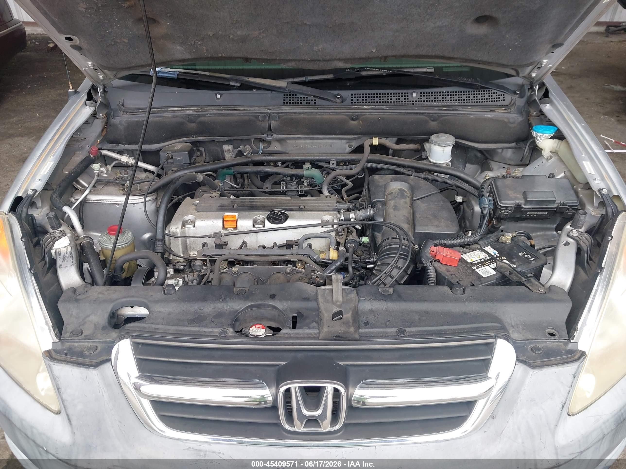 2004 Honda Cr-v Lx Silver vin: JHLRD68444C013962