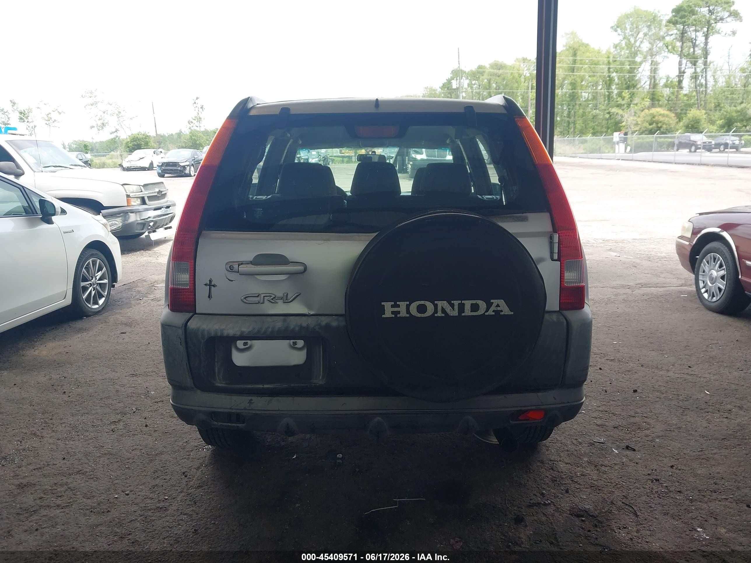 2004 Honda Cr-v Lx Silver vin: JHLRD68444C013962