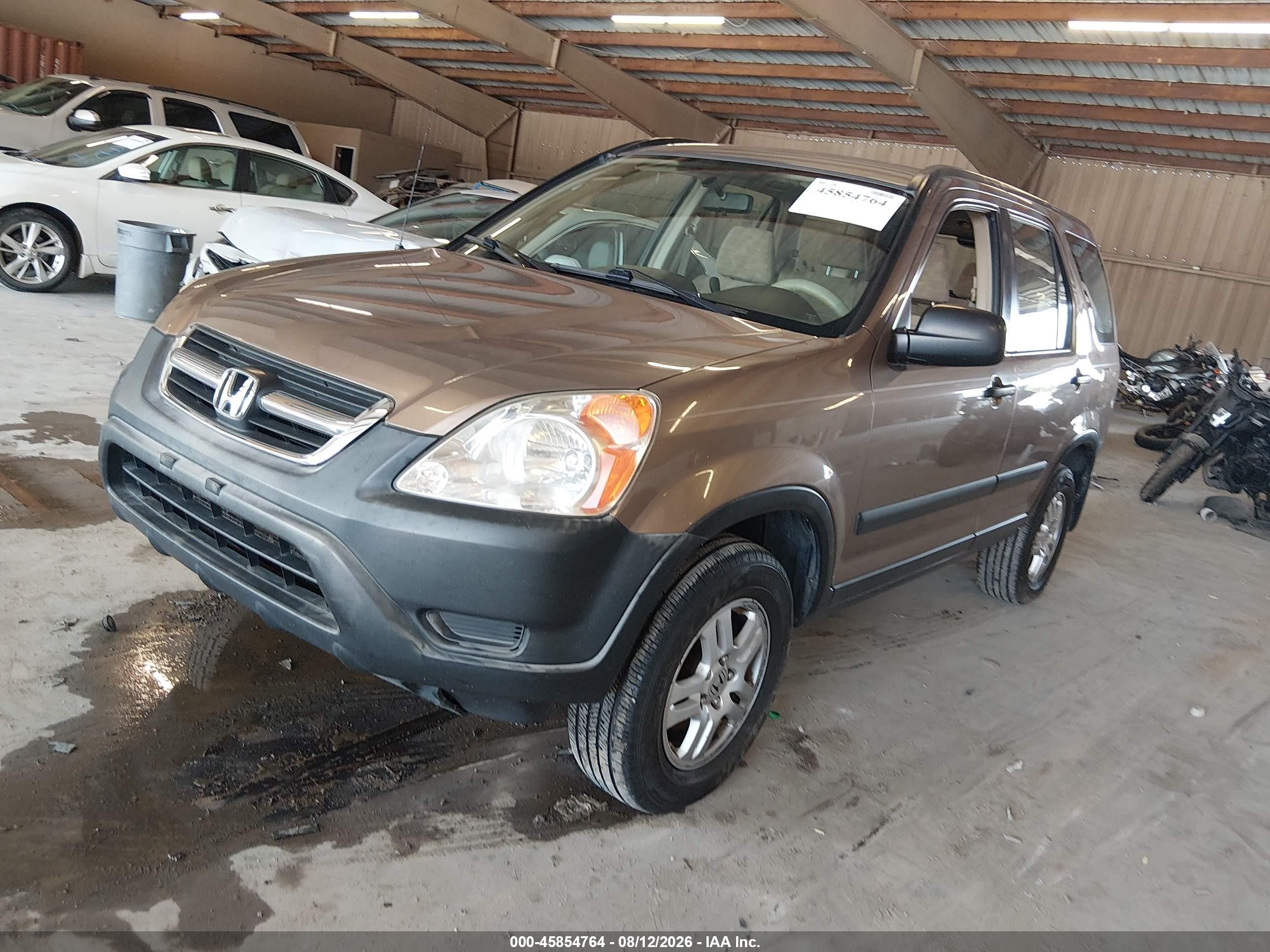 2002 Honda Cr-v Lx Gold vin: JHLRD68452C018892