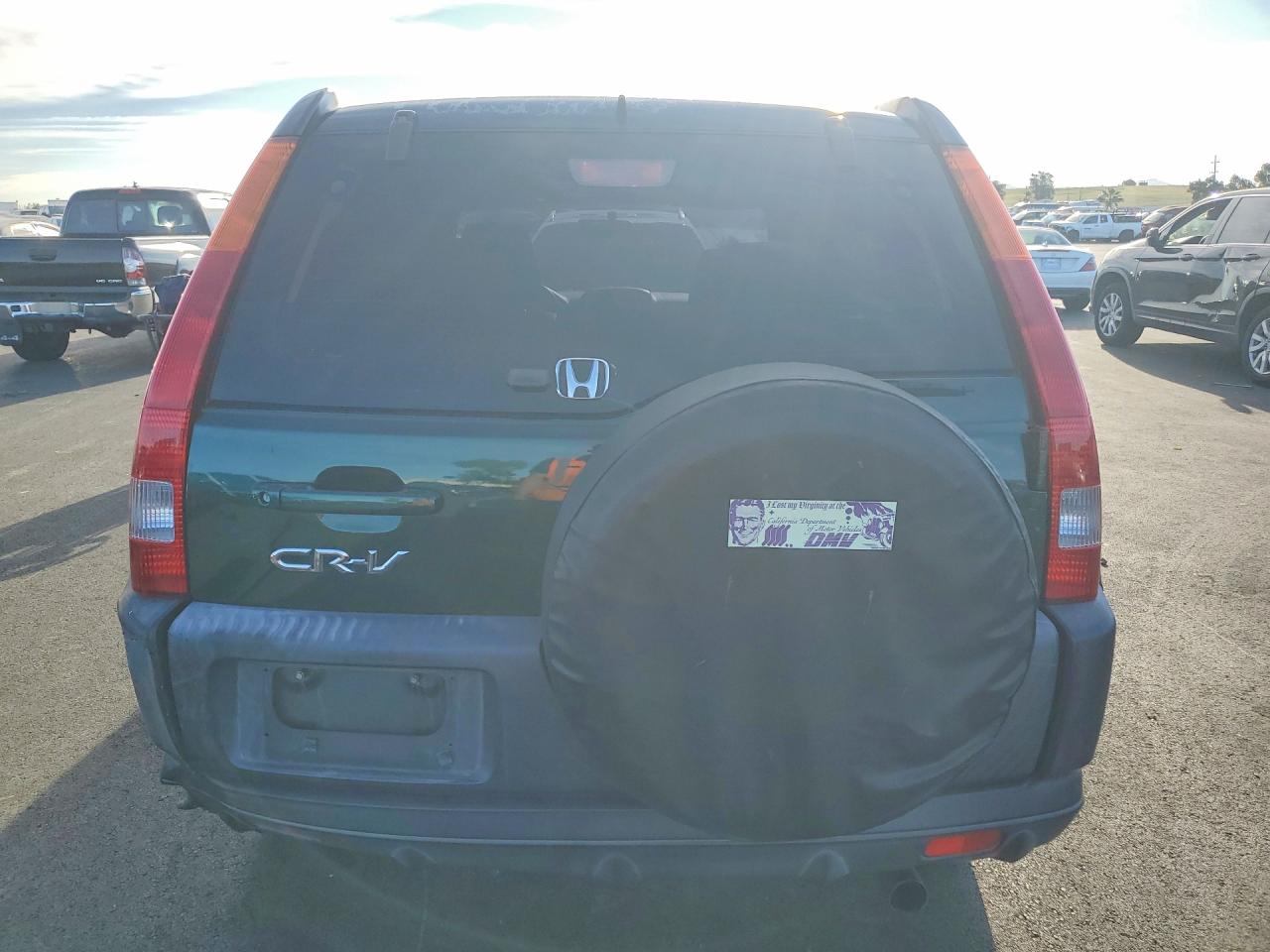 2002 Honda Cr-v Lx Green vin: JHLRD68452C024174
