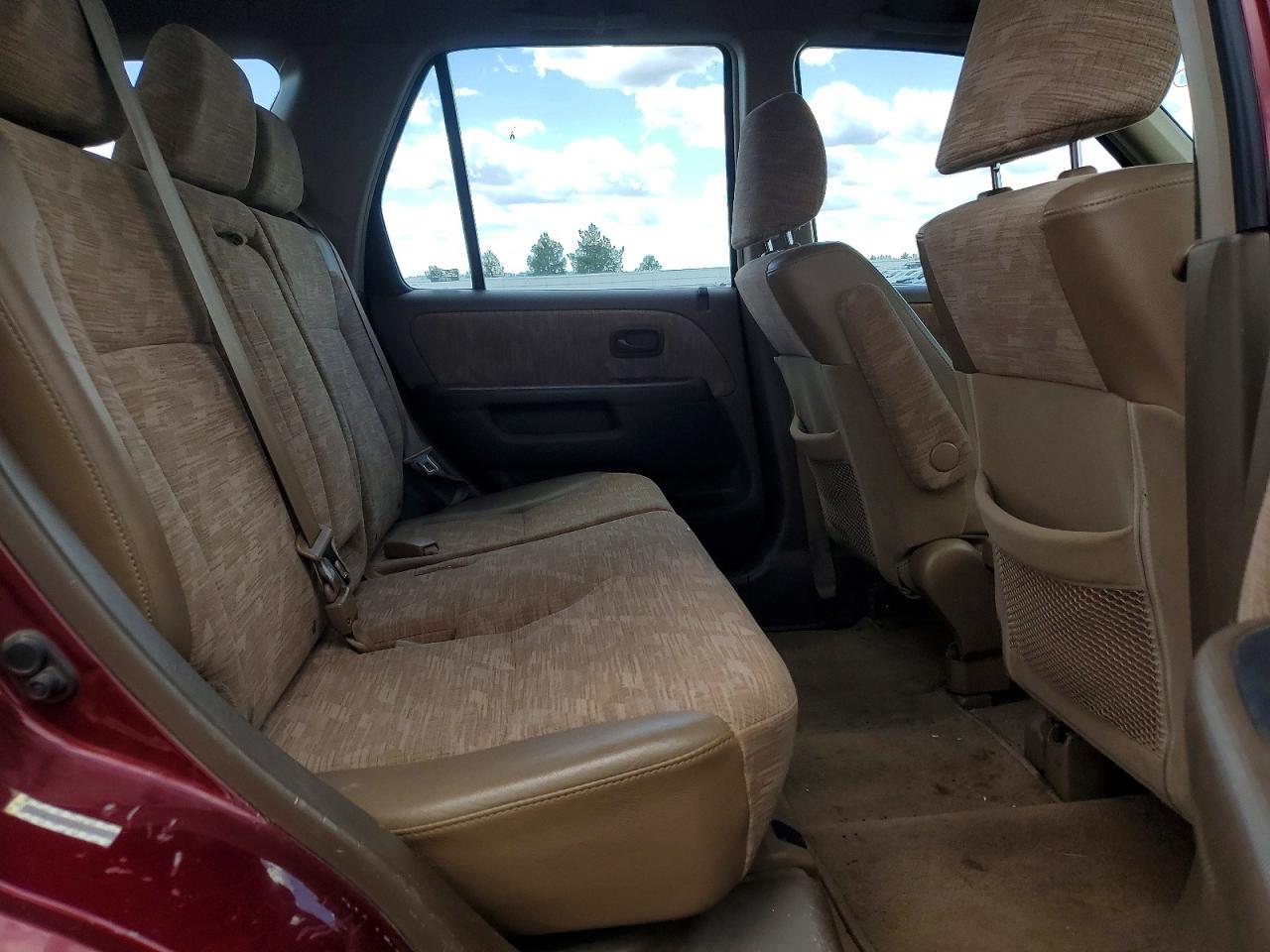 2003 Honda Cr-v Lx Burgundy vin: JHLRD68453C019218