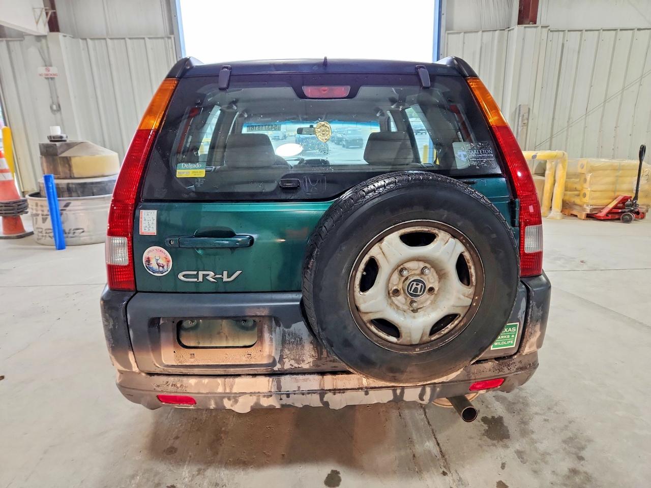 2003 Honda Cr-v Lx Green vin: JHLRD68463C011368