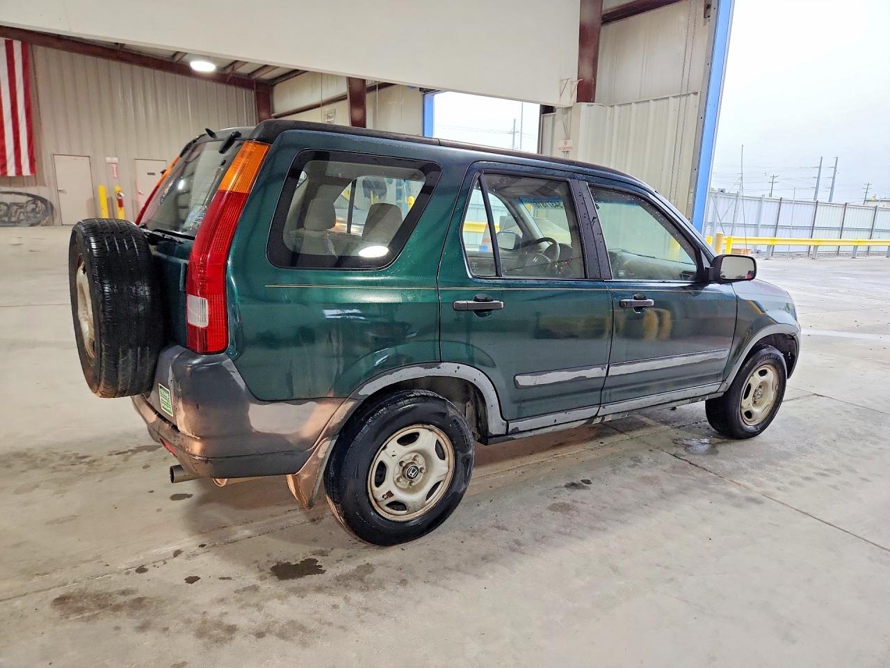 2003 Honda Cr-v Lx Green vin: JHLRD68463C011368