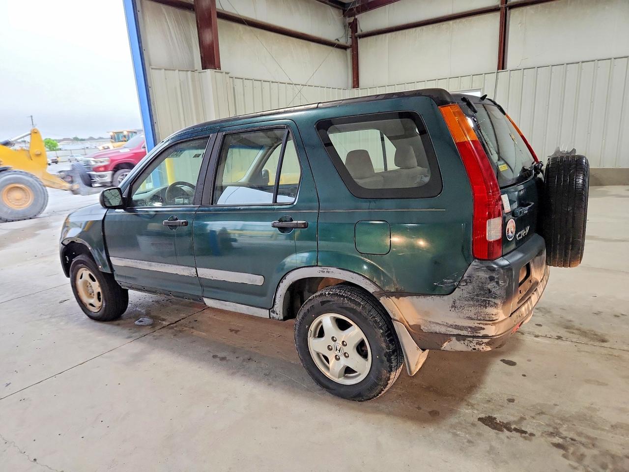 2003 Honda Cr-v Lx Green vin: JHLRD68463C011368