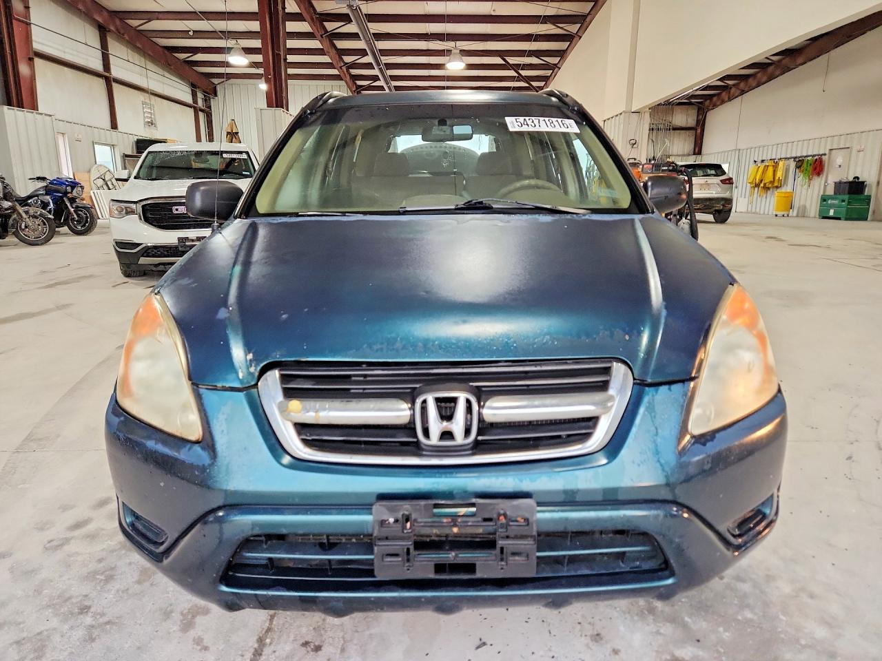 2003 Honda Cr-v Lx Green vin: JHLRD68463C011368