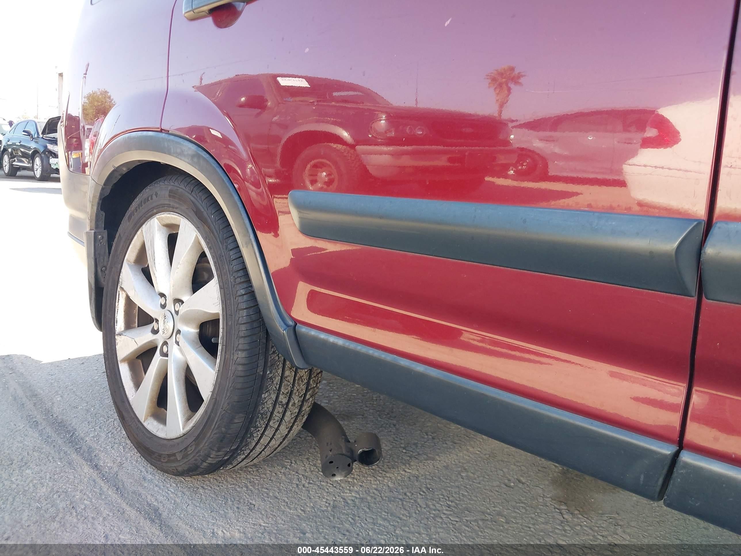 2003 Honda Cr-v Lx Burgundy vin: JHLRD68463C016229